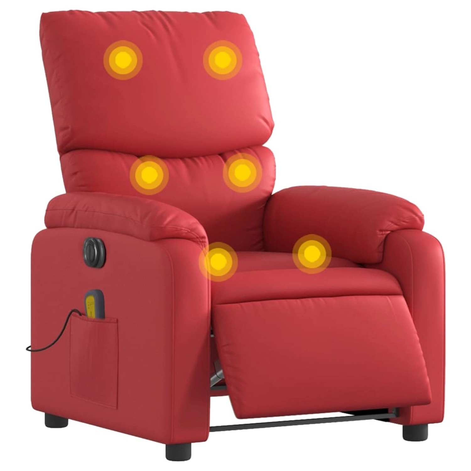 vidaXL Massagesessel Elektrisch Rot Kunstleder Modell 3 vidaXL Massagesessel Elektrisch Rot Kunstleder Modell 3 von VIDAXL