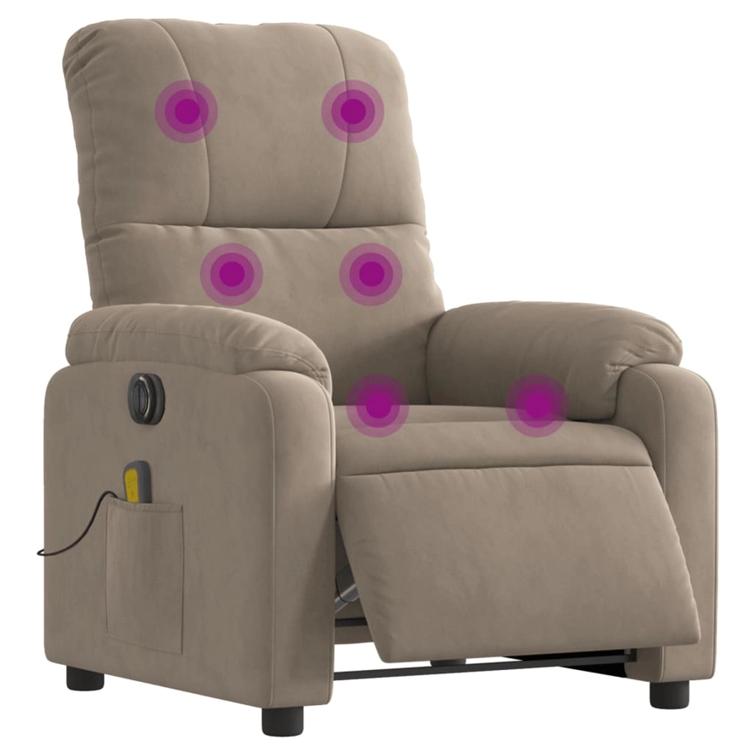 vidaXL Massagesessel Elektrisch Taupe Mikrofasergewebe vidaXL Massagesessel Elektrisch Taupe Mikrofasergewebe von VIDAXL