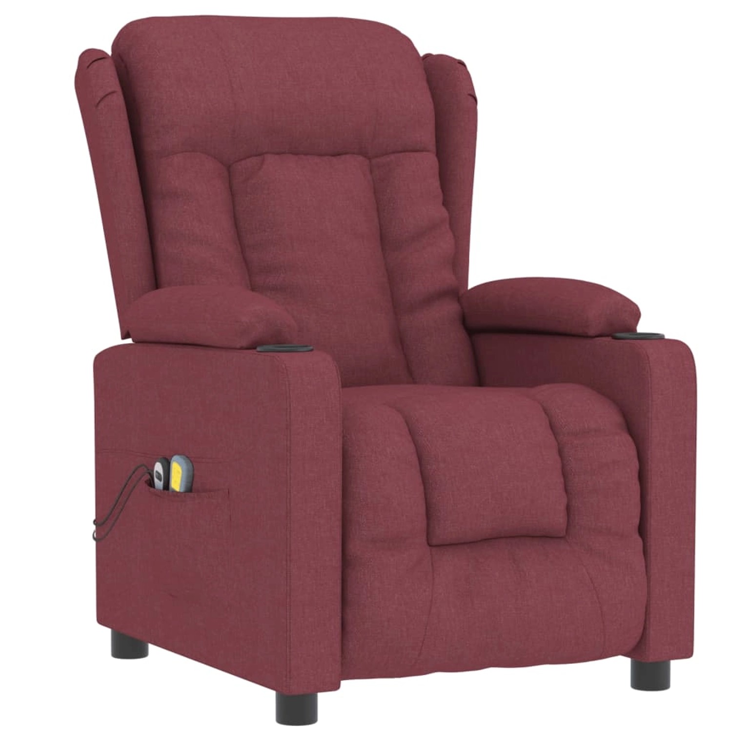 vidaXL Massagesessel Elektrisch Weinrot Stoff Modell 21 vidaXL Massagesessel Elektrisch Weinrot Stoff Modell 21 von VIDAXL