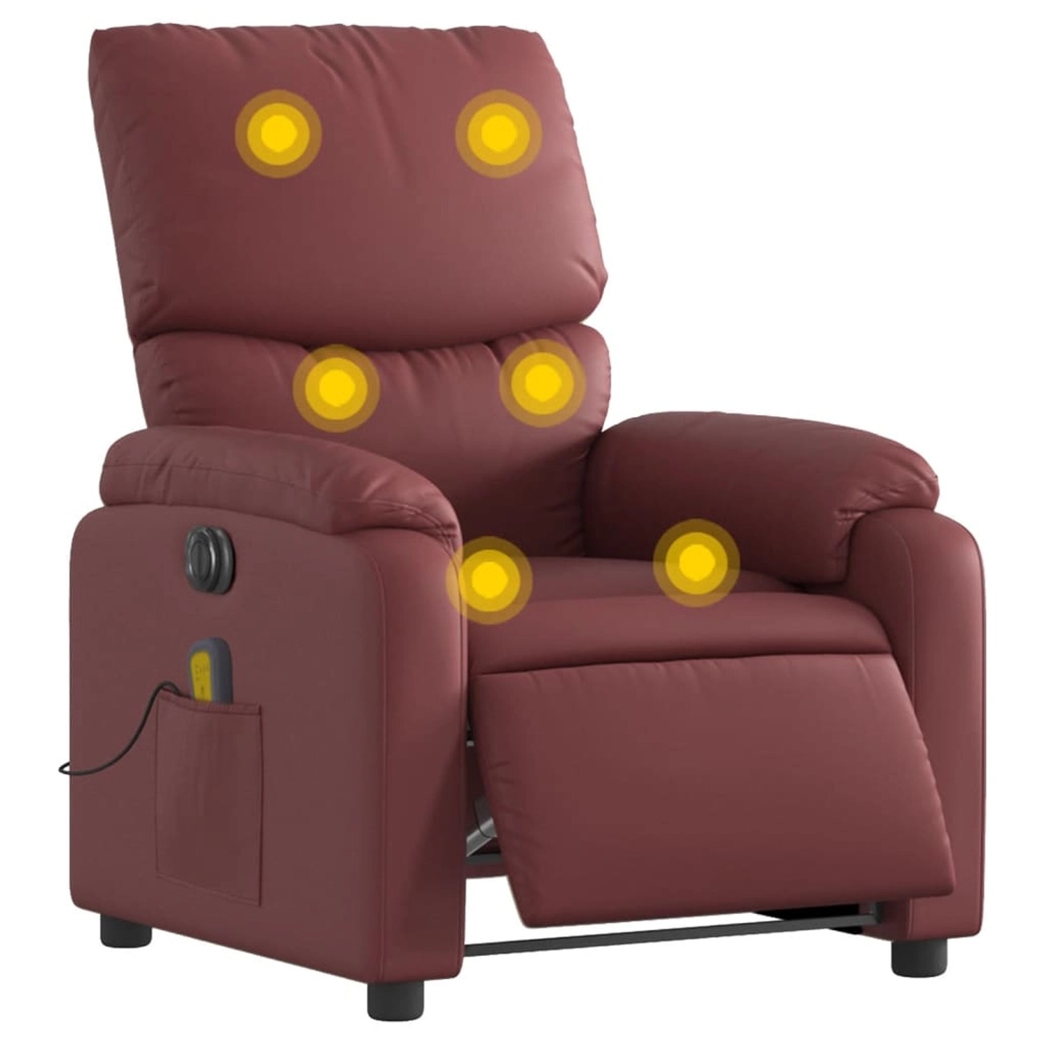 vidaXL Massagesessel Elektrisch Weißrot Kunstleder Modell 7 vidaXL Massagesessel Elektrisch Weißrot Kunstleder Modell 7 von VIDAXL