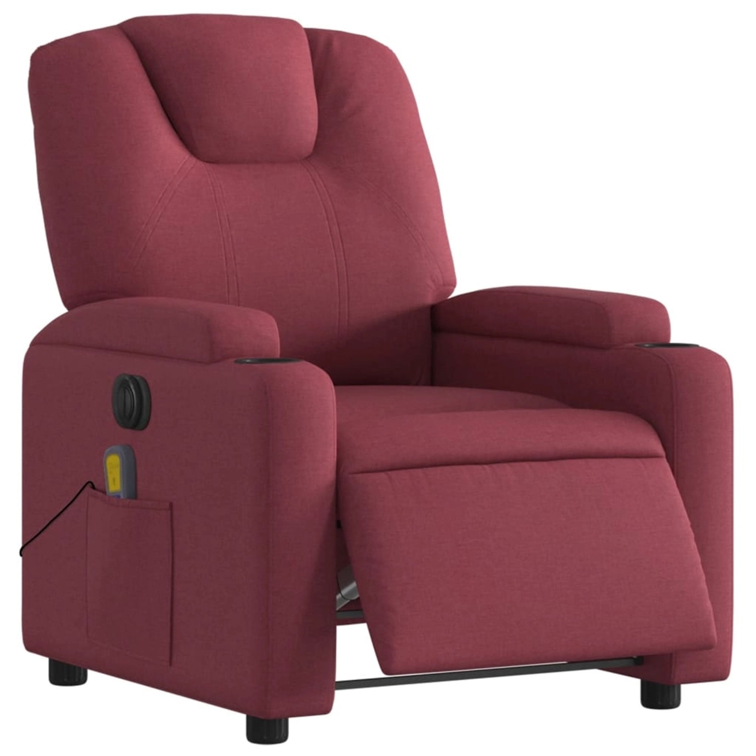 vidaXL Massagesessel Elektrisch Weißrot Stoff Modell 5 vidaXL Massagesessel Elektrisch Weißrot Stoff Modell 5 von VIDAXL