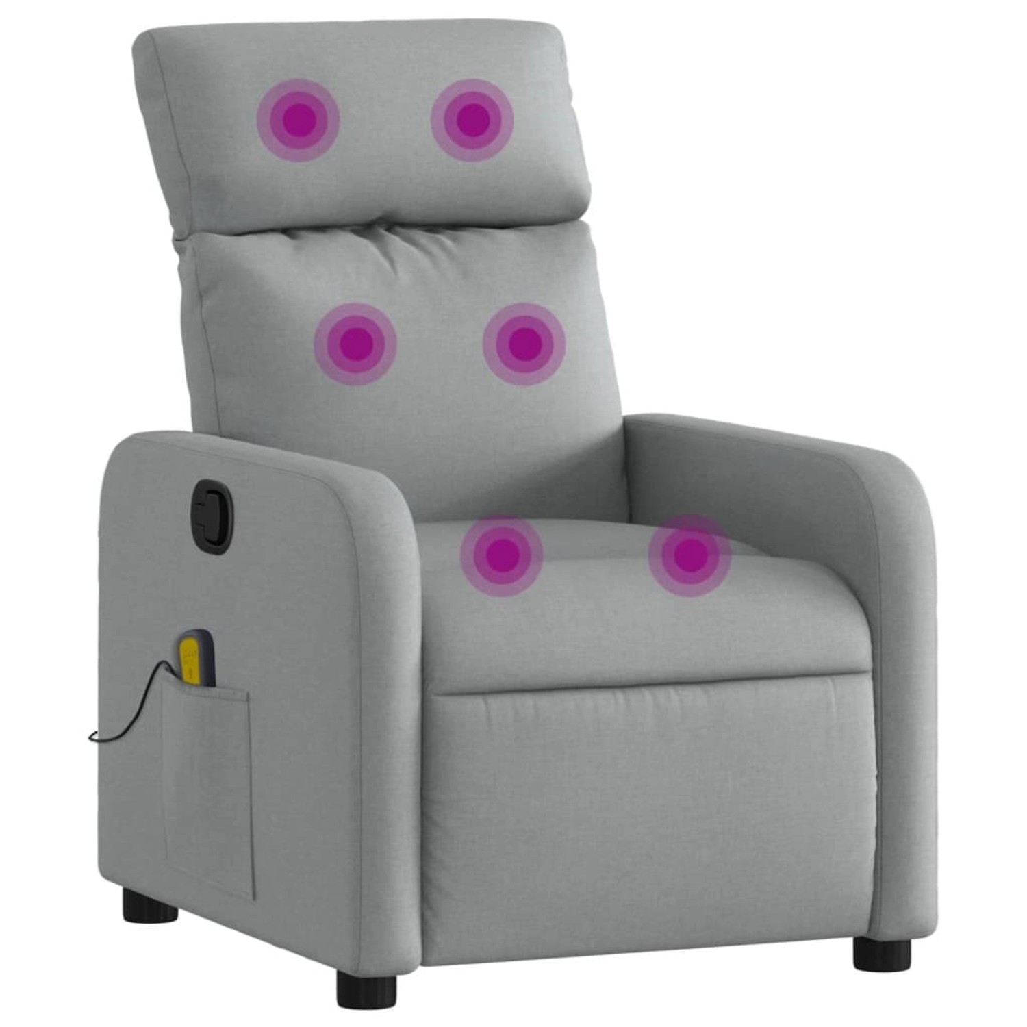 vidaXL Massagesessel Hellgrau Stoff Modell 15 vidaXL Massagesessel Hellgrau Stoff Modell 15 von VIDAXL