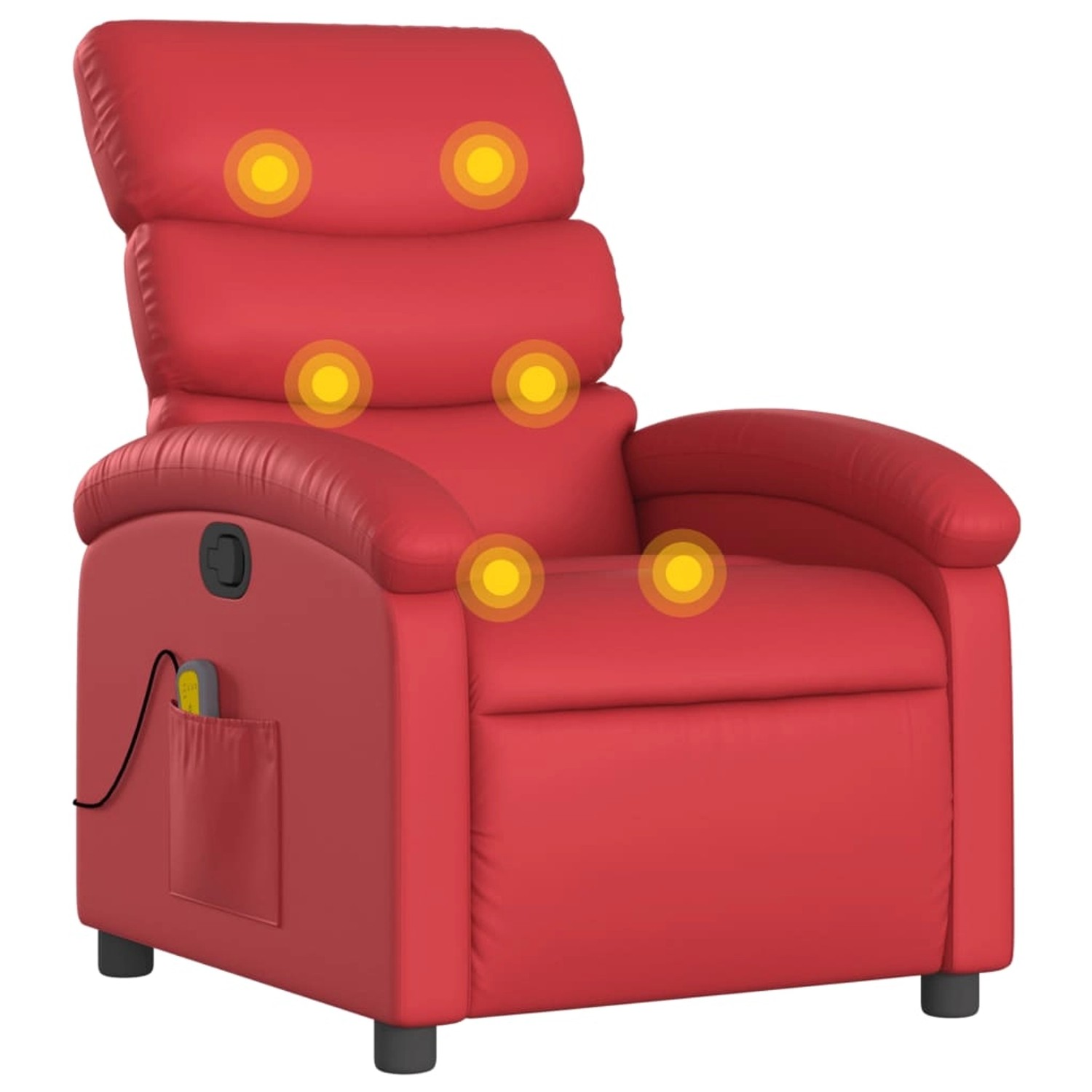 vidaXL Massagesessel Rot Kunstleder Modell 2 vidaXL Massagesessel Rot Kunstleder Modell 2 von VIDAXL