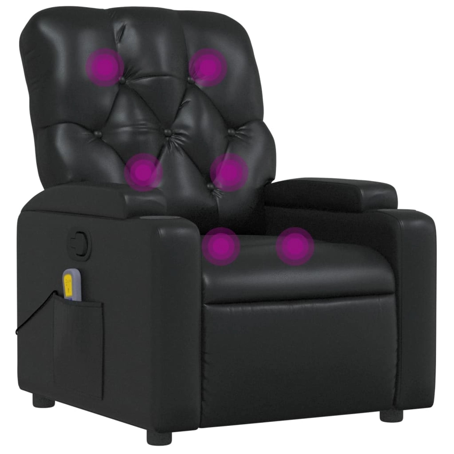 vidaXL Massagesessel Schwarz Kunstleder Modell 10 vidaXL Massagesessel Schwarz Kunstleder Modell 10 von VIDAXL