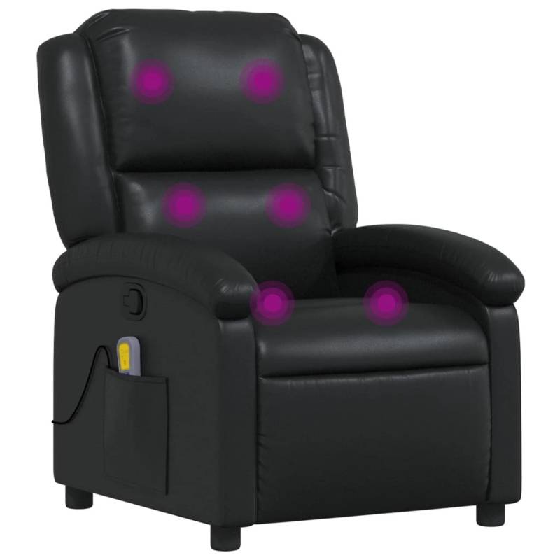 vidaXL Massagesessel Schwarz Kunstleder Modell 4 von VIDAXL