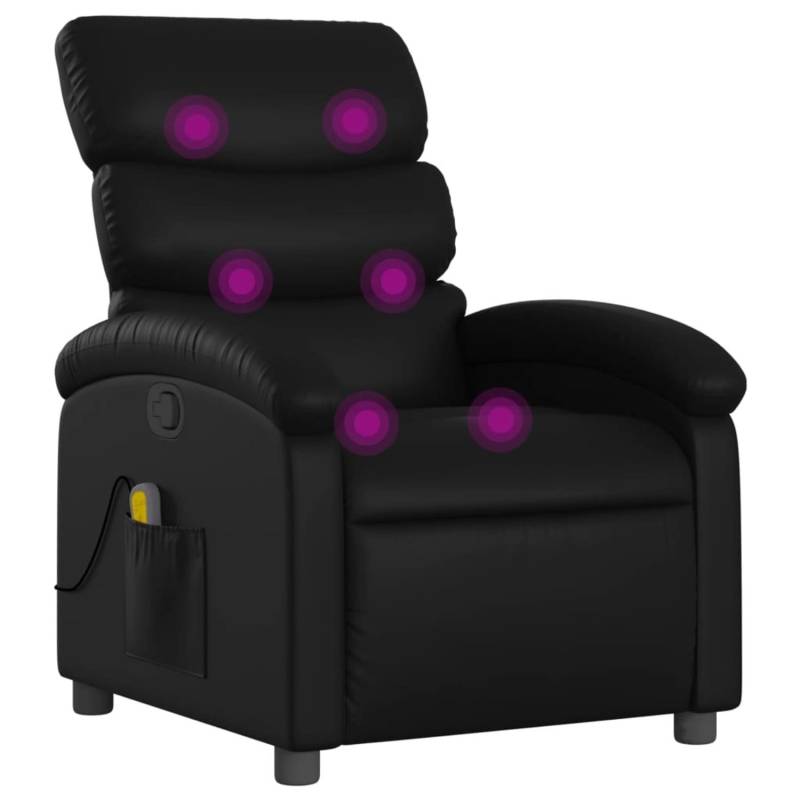 vidaXL Massagesessel Schwarz Kunstleder Modell 5 von VIDAXL