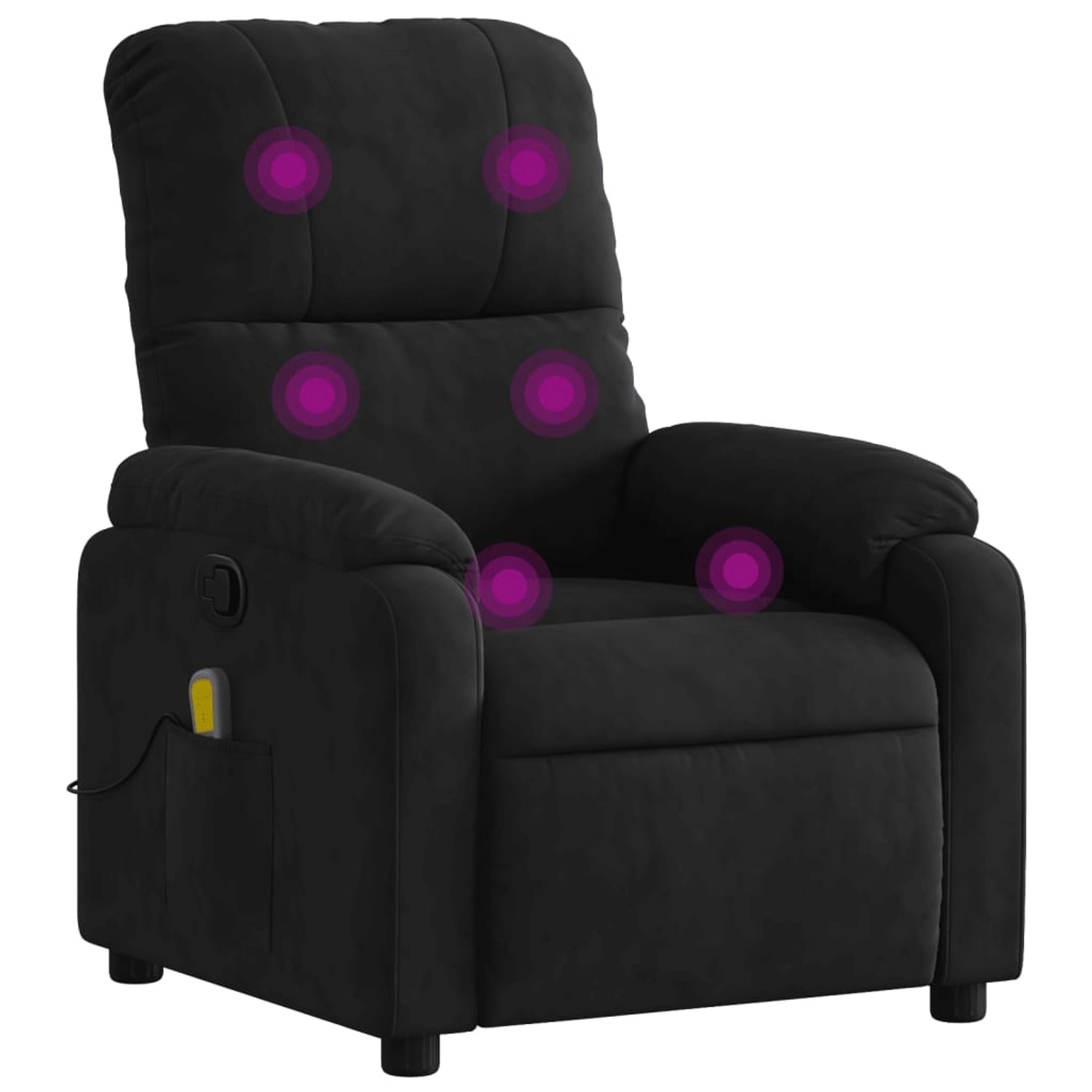 vidaXL Massagesessel Schwarz Mikrofasergewebe vidaXL Massagesessel Schwarz Mikrofasergewebe von VIDAXL