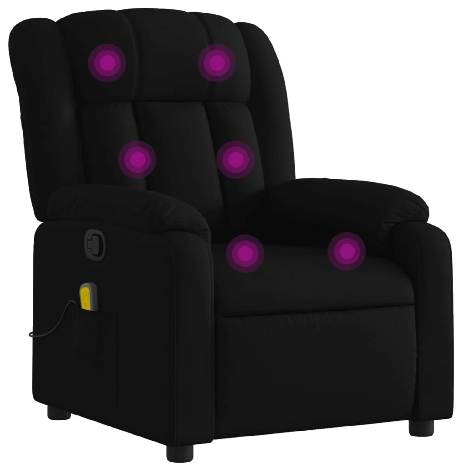 vidaXL Massagesessel Schwarz Stoff Modell 12 vidaXL Massagesessel Schwarz Stoff Modell 12 von VIDAXL