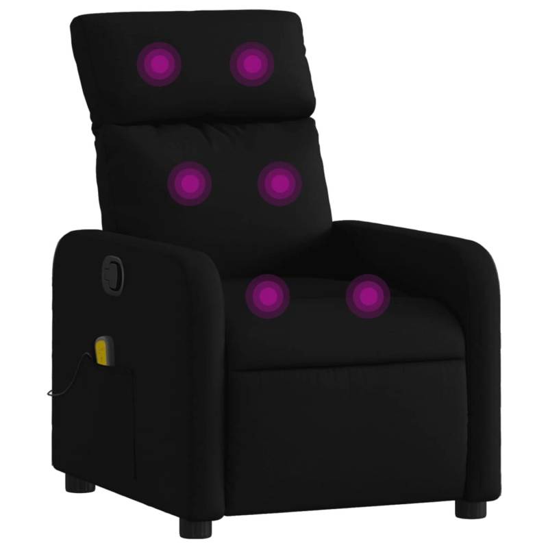 vidaXL Massagesessel Schwarz Stoff Modell 15 von VIDAXL