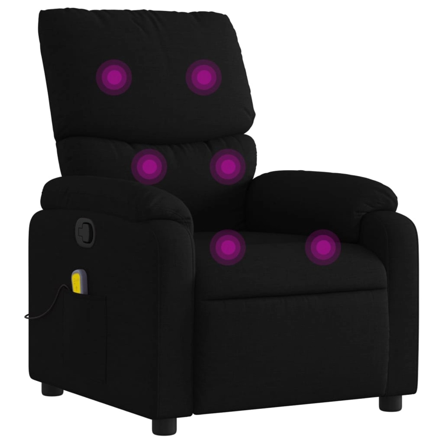 vidaXL Massagesessel Schwarz Stoff Modell 6 vidaXL Massagesessel Schwarz Stoff Modell 6 von VIDAXL