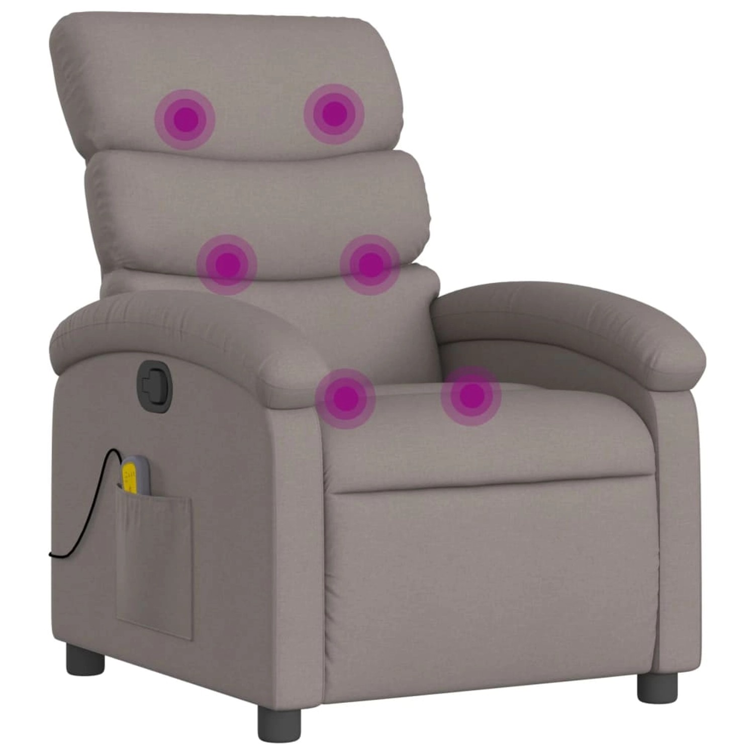 vidaXL Massagesessel Taupe Stoff Modell 1 vidaXL Massagesessel Taupe Stoff Modell 1 von VIDAXL