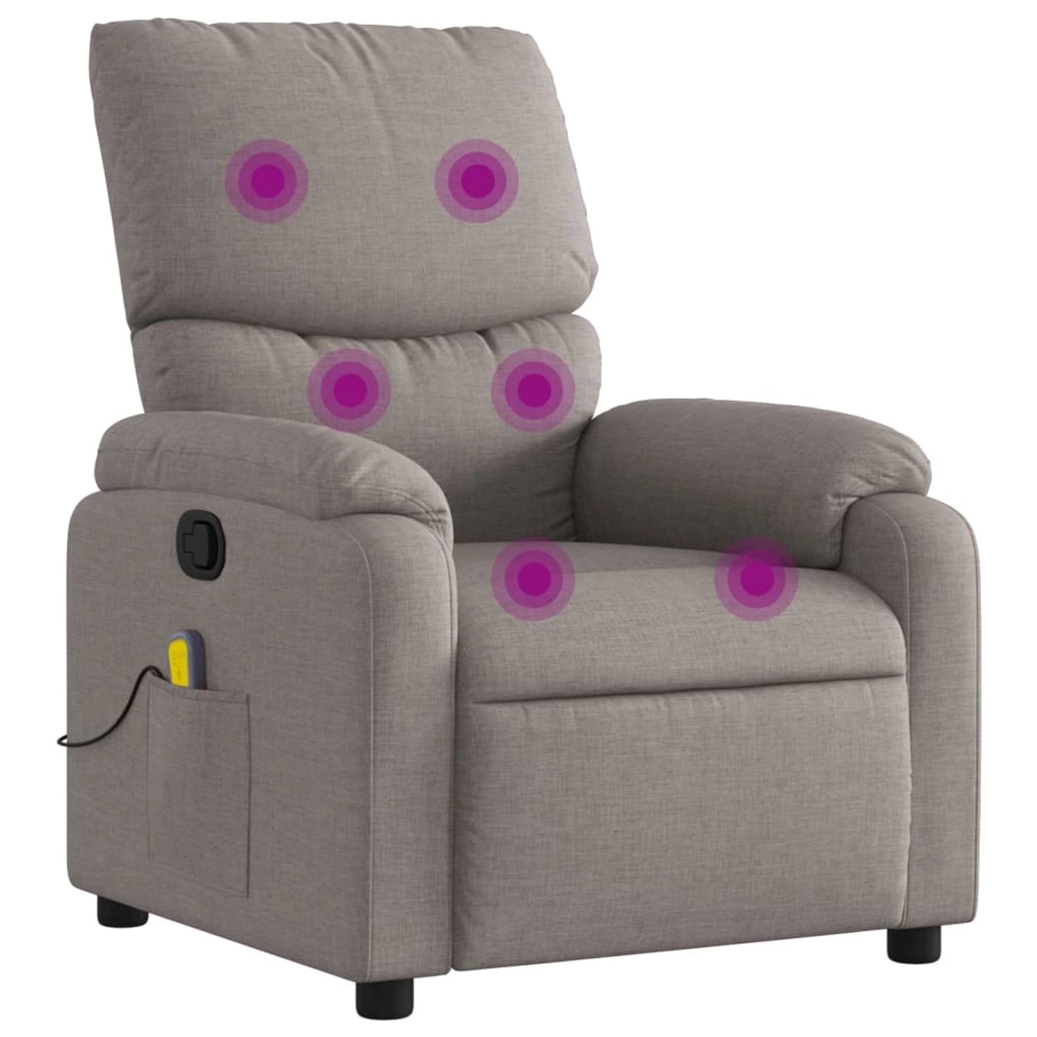 vidaXL Massagesessel Taupe Stoff Modell 7 vidaXL Massagesessel Taupe Stoff Modell 7 von VIDAXL