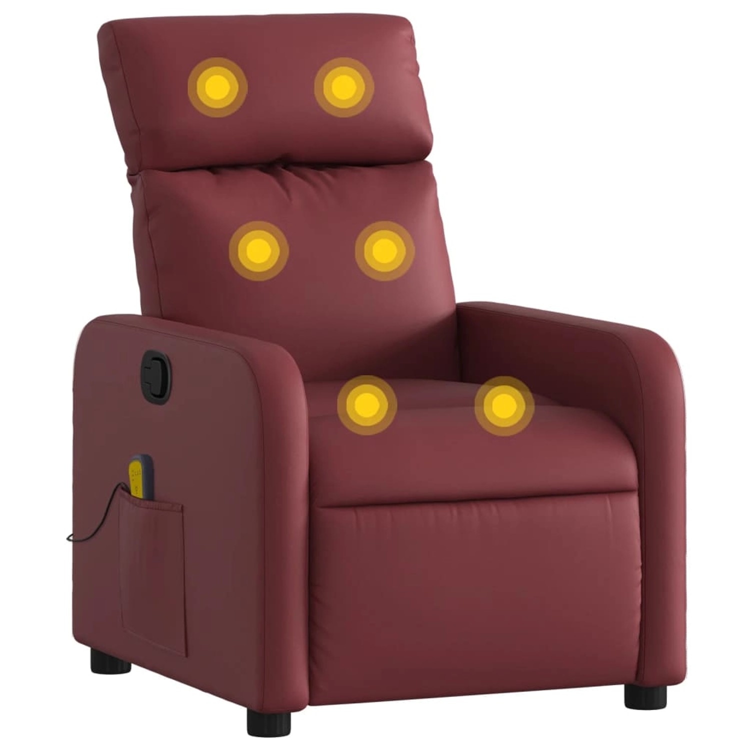vidaXL Massagesessel Weißrot Kunstleder Modell 12 vidaXL Massagesessel Weißrot Kunstleder Modell 12 von VIDAXL