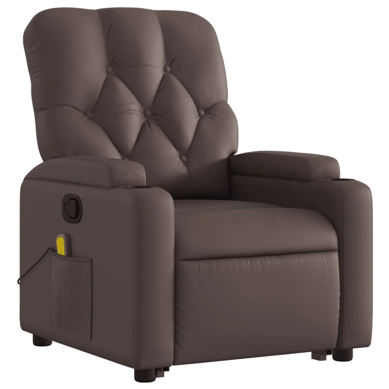 vidaXL Massagesessel mit Aufstehhilfe Braun Kunstleder Modell 13 von VIDAXL