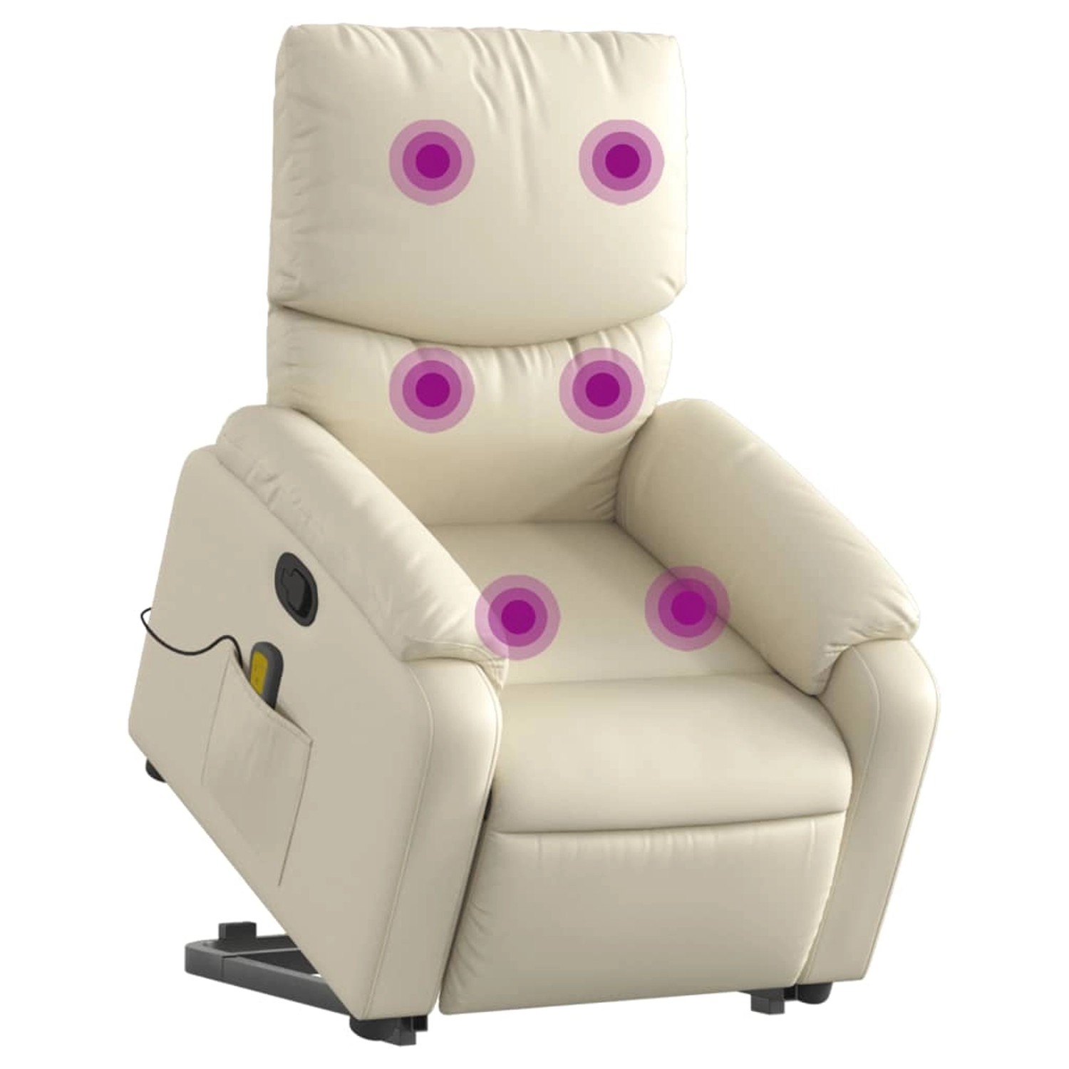 vidaXL Massagesessel mit Aufstehhilfe Creme Kunstleder Modell 6 vidaXL Massagesessel mit Aufstehhilfe Creme Kunstleder Modell 6 von VIDAXL