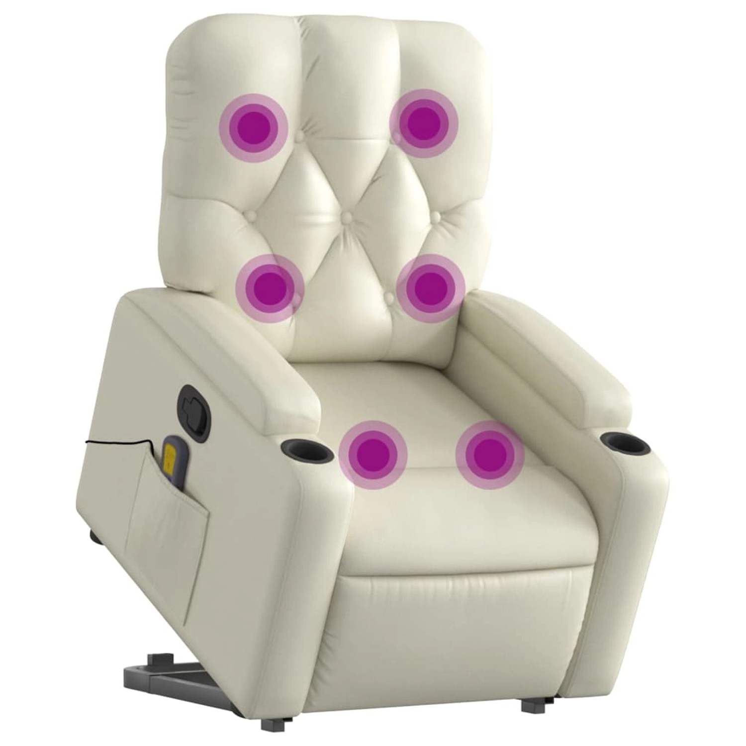 vidaXL Massagesessel mit Aufstehhilfe Creme Kunstleder Modell 9 vidaXL Massagesessel mit Aufstehhilfe Creme Kunstleder Modell 9 von VIDAXL