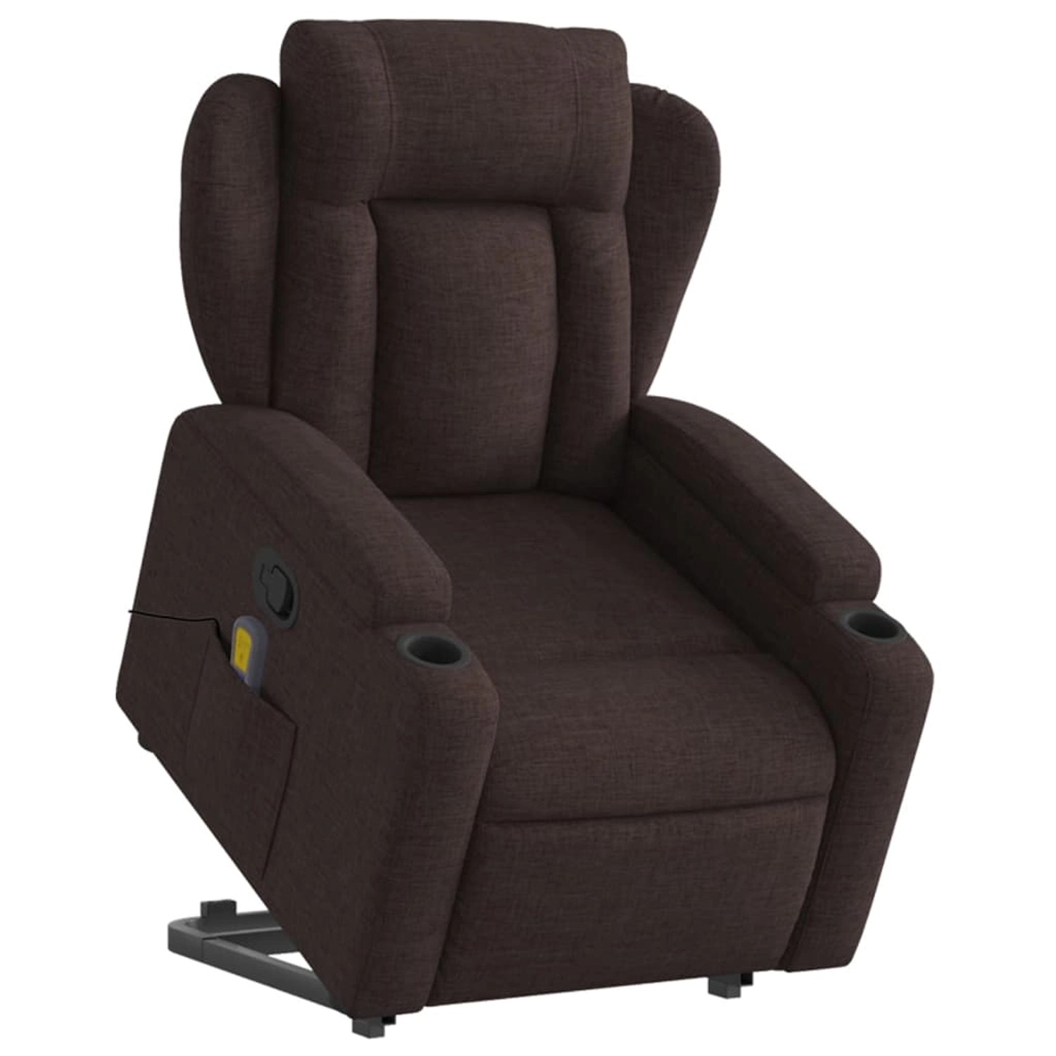 vidaXL Massagesessel mit Aufstehhilfe Dunkelbraun Stoff Modell 8 vidaXL Massagesessel mit Aufstehhilfe Dunkelbraun Stoff Modell 8 von VIDAXL