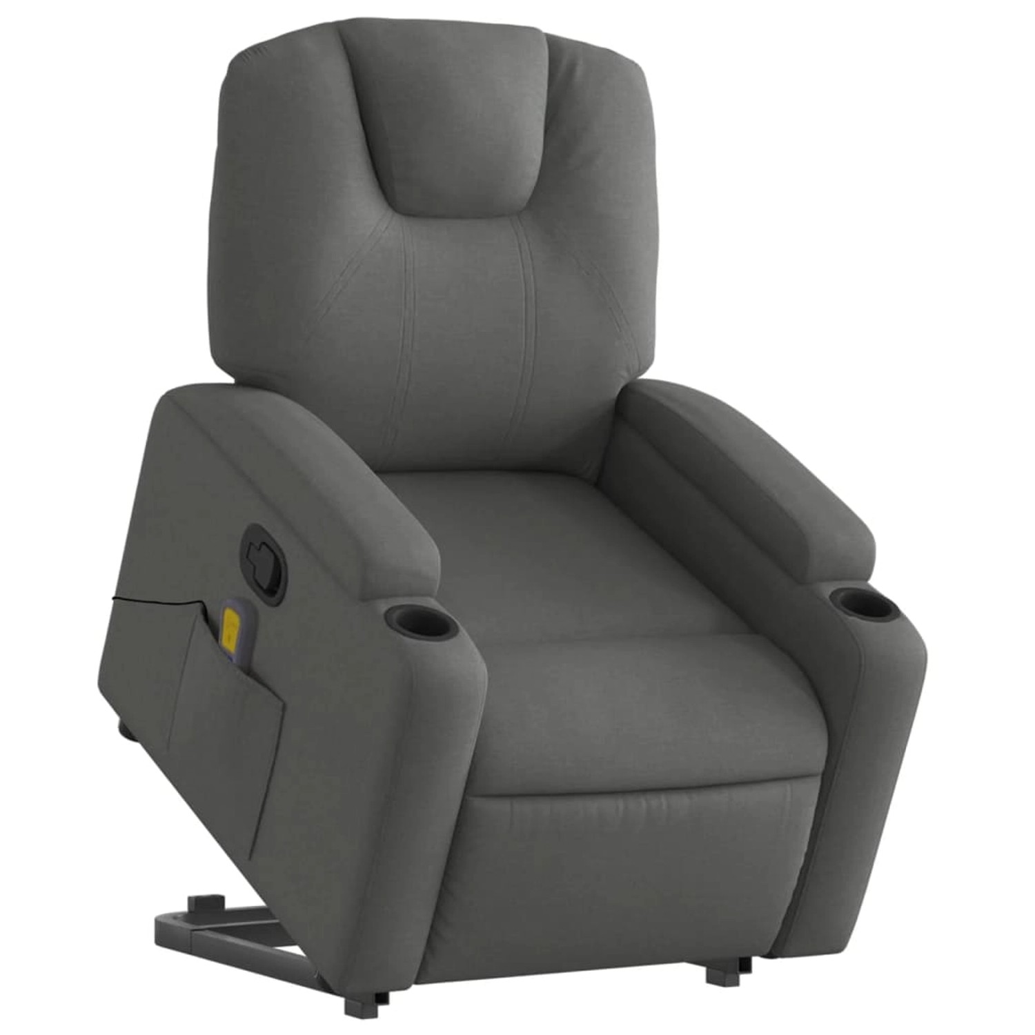 vidaXL Massagesessel mit Aufstehhilfe Dunkelgrau Samt Modell 3 vidaXL Massagesessel mit Aufstehhilfe Dunkelgrau Samt Modell 3 von VIDAXL