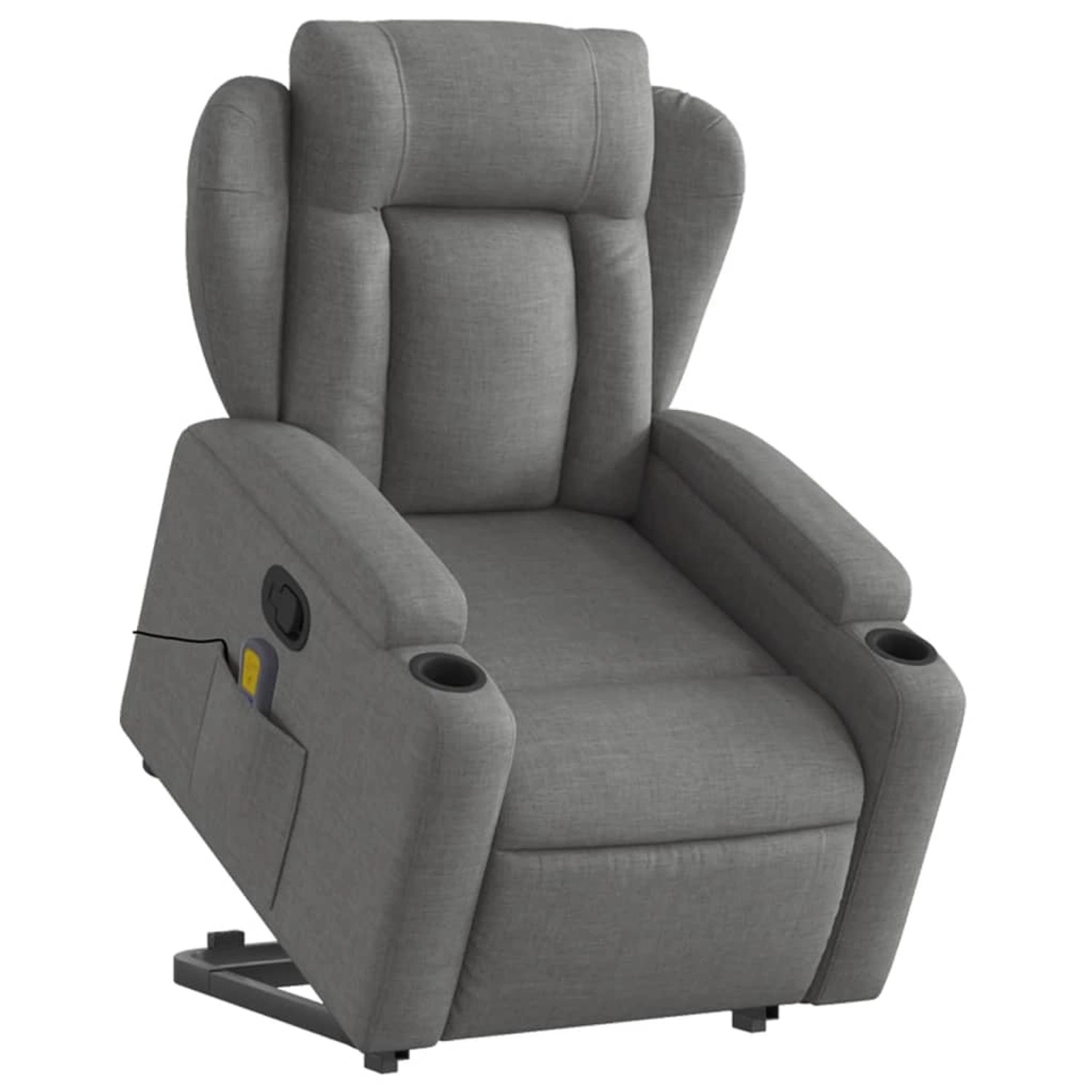 vidaXL Massagesessel mit Aufstehhilfe Dunkelgrau Samt Modell 7 vidaXL Massagesessel mit Aufstehhilfe Dunkelgrau Samt Modell 7 von VIDAXL
