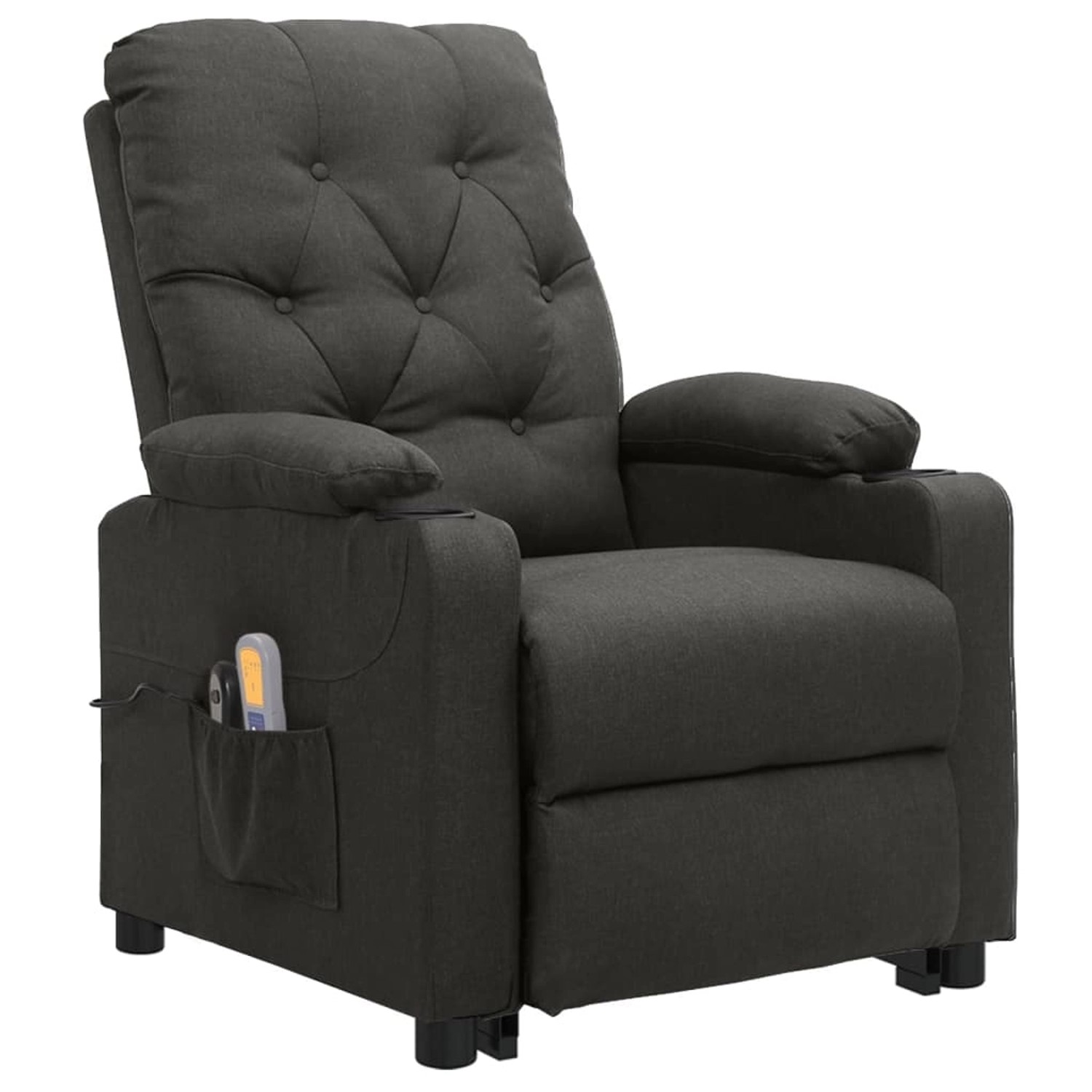 vidaXL Massagesessel mit Aufstehhilfe Dunkelgrau Stoff Modell 16 vidaXL Massagesessel mit Aufstehhilfe Dunkelgrau Stoff Modell 16 von VIDAXL