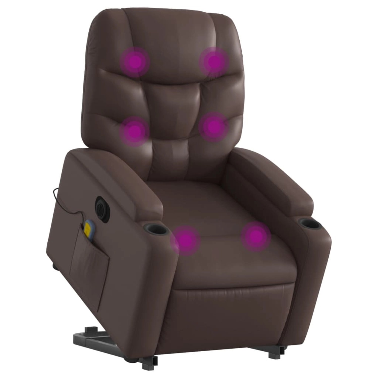 vidaXL Massagesessel mit Aufstehhilfe Elektrisch Braun Kunstleder Modell 9 vidaXL Massagesessel mit Aufstehhilfe Elektrisch Braun Kunstleder Modell 9 von VIDAXL