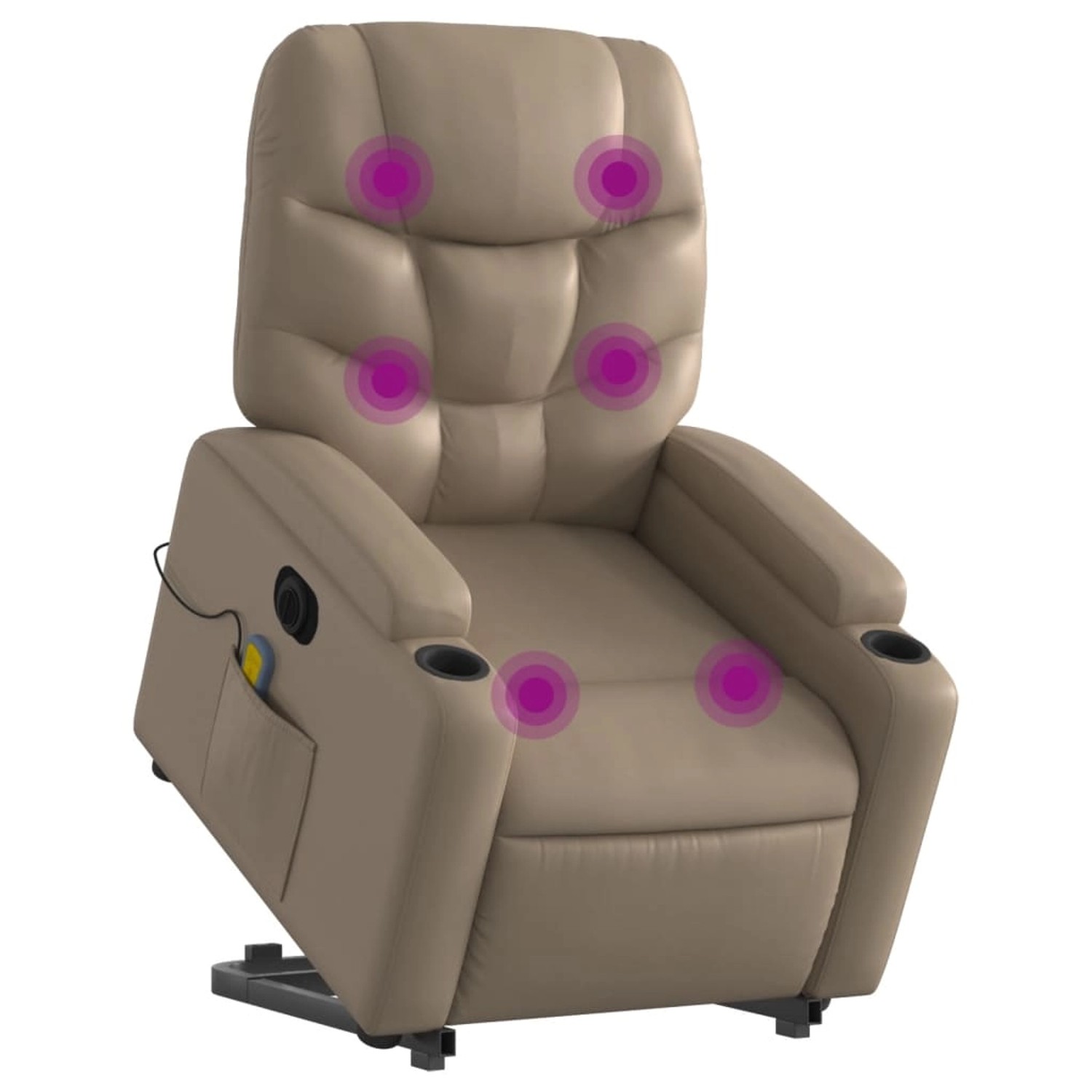 vidaXL Massagesessel mit Aufstehhilfe Elektrisch Cappuccino Kunstleder Modell 8 vidaXL Massagesessel mit Aufstehhilfe Elektrisch Cappuccino Kunstleder Modell 8 von VIDAXL