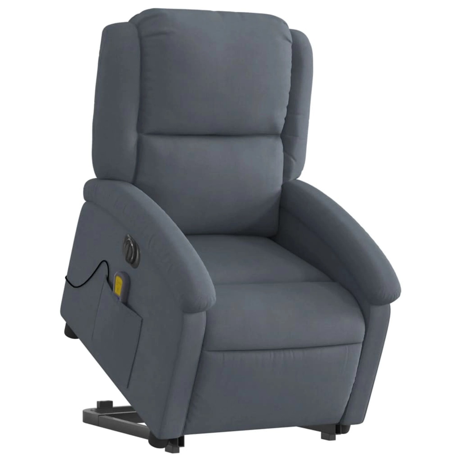 vidaXL Massagesessel mit Aufstehhilfe Elektrisch Dunkelgrau Samt Modell 1 vidaXL Massagesessel mit Aufstehhilfe Elektrisch Dunkelgrau Samt Modell 1 von VIDAXL