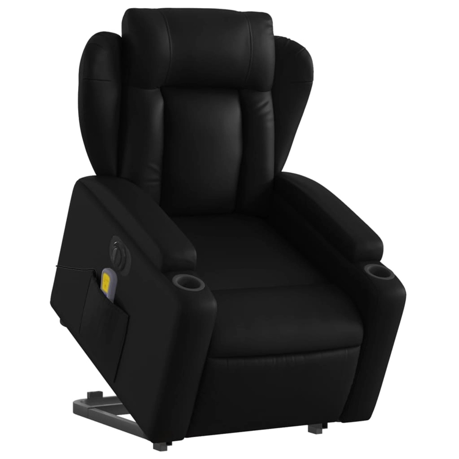 vidaXL Massagesessel mit Aufstehhilfe Elektrisch Schwarz Kunstleder Modell 5 von VIDAXL