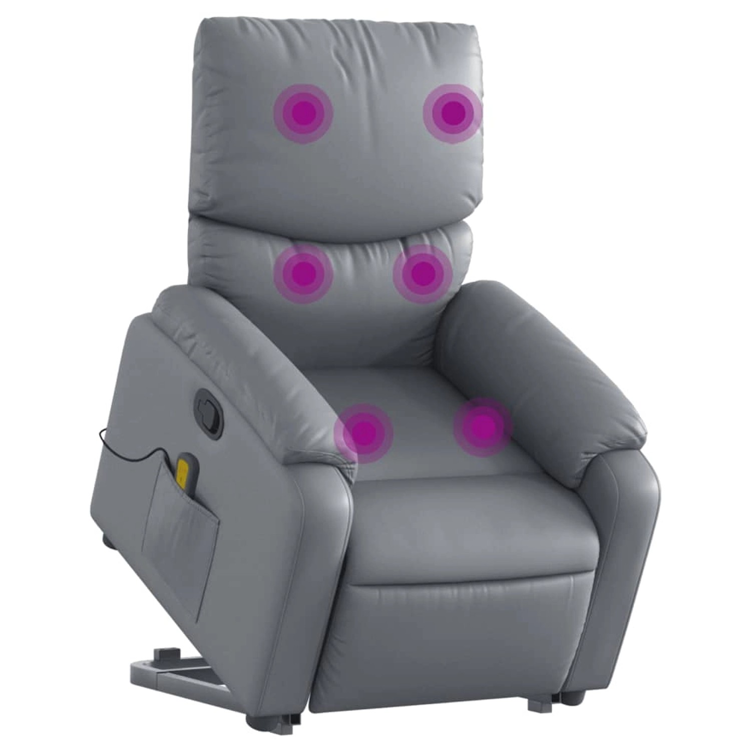 vidaXL Massagesessel mit Aufstehhilfe Grau Kunstleder Modell 6 vidaXL Massagesessel mit Aufstehhilfe Grau Kunstleder Modell 6 von VIDAXL
