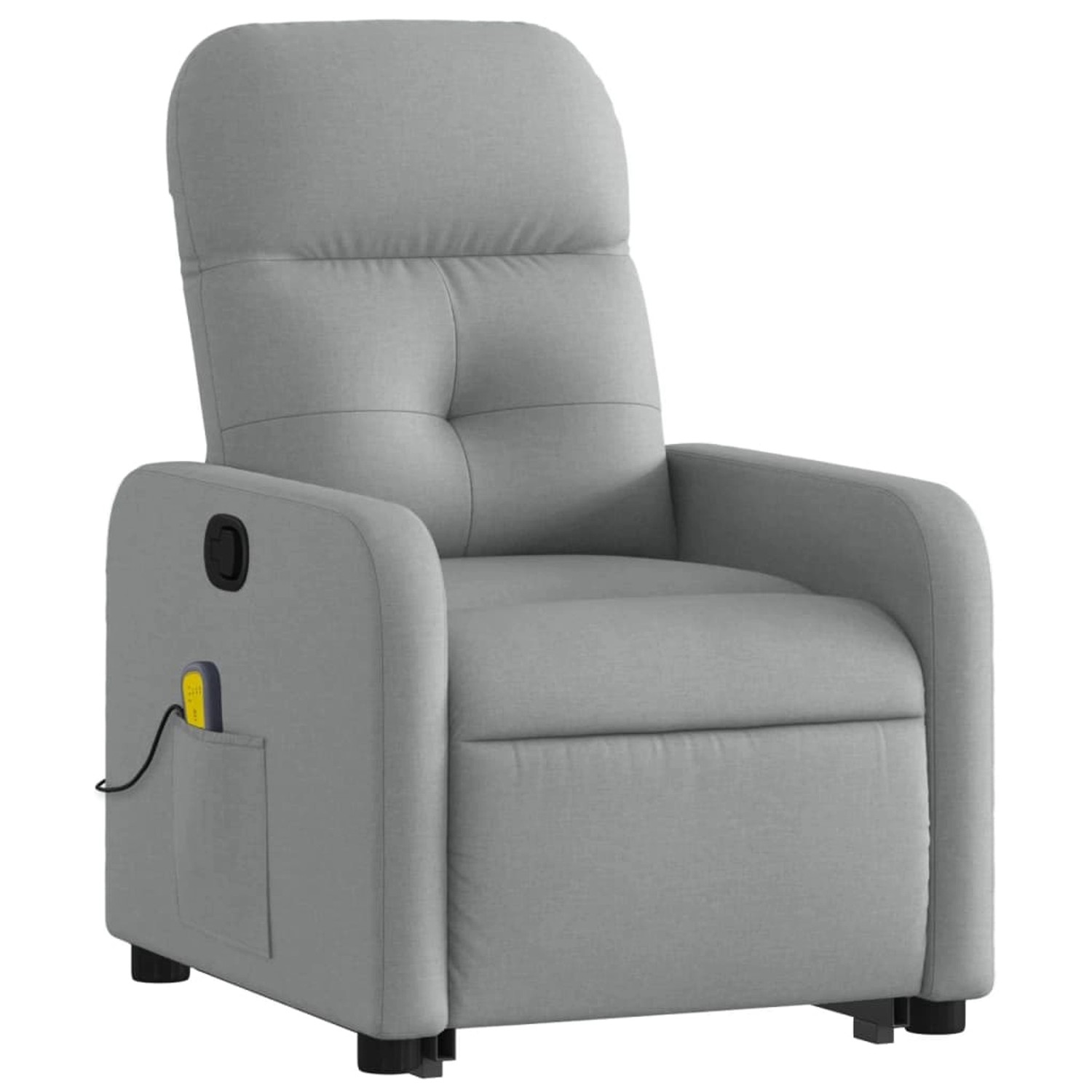 vidaXL Massagesessel mit Aufstehhilfe Hellgrau Samt Modell 16 vidaXL Massagesessel mit Aufstehhilfe Hellgrau Samt Modell 16 von VIDAXL