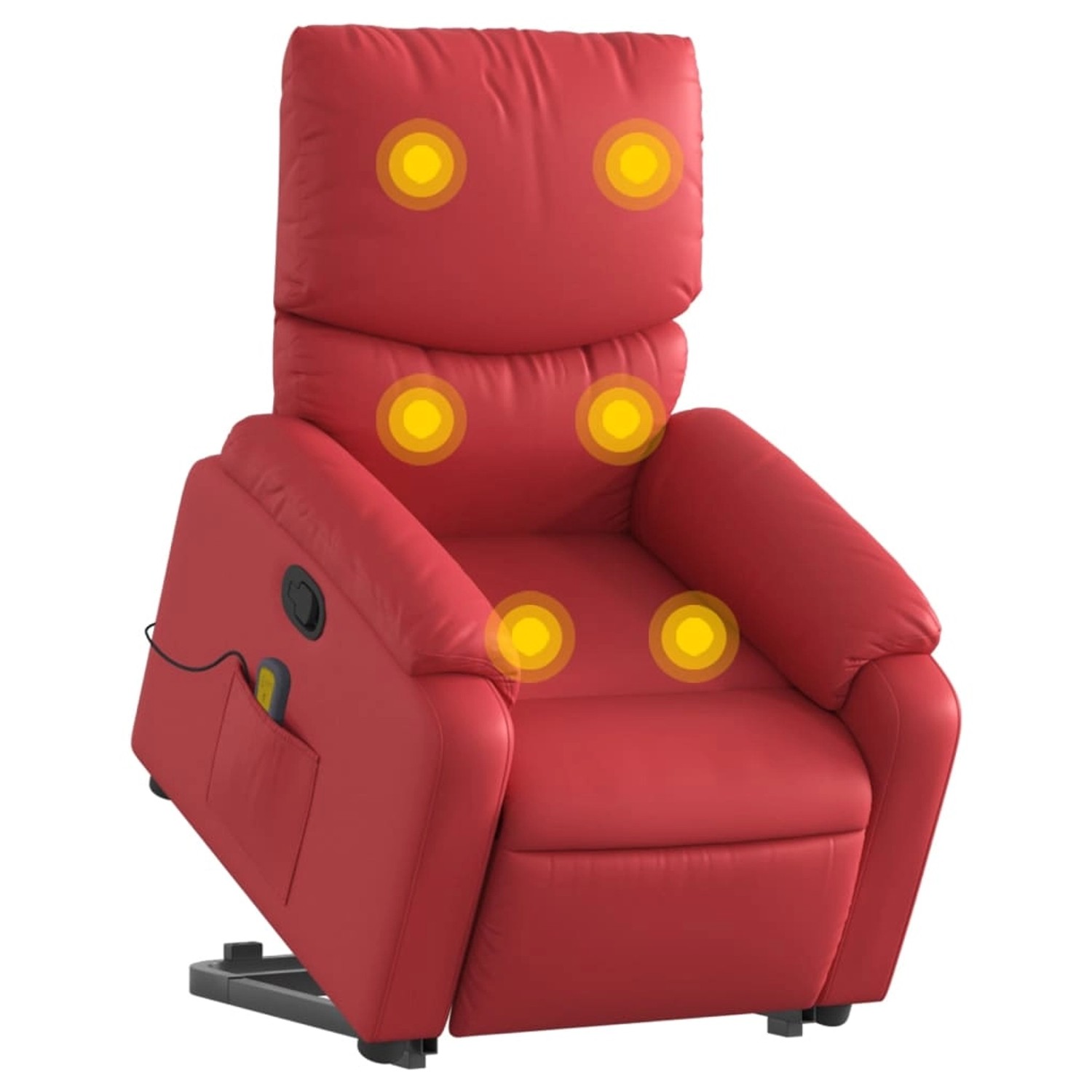 vidaXL Massagesessel mit Aufstehhilfe Rot Kunstleder Modell 3 vidaXL Massagesessel mit Aufstehhilfe Rot Kunstleder Modell 3 von VIDAXL