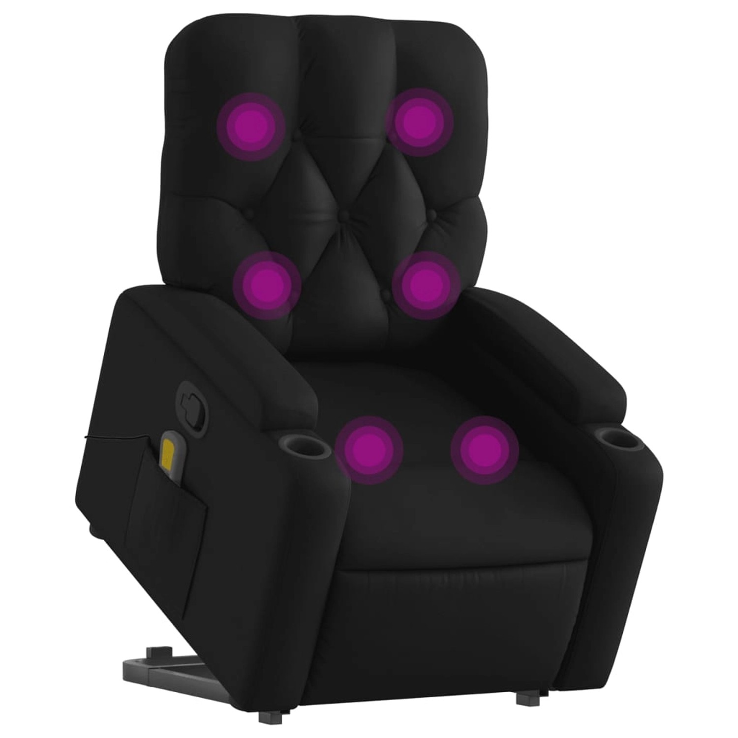 vidaXL Massagesessel mit Aufstehhilfe Schwarz Kunstleder Modell 7 von VIDAXL