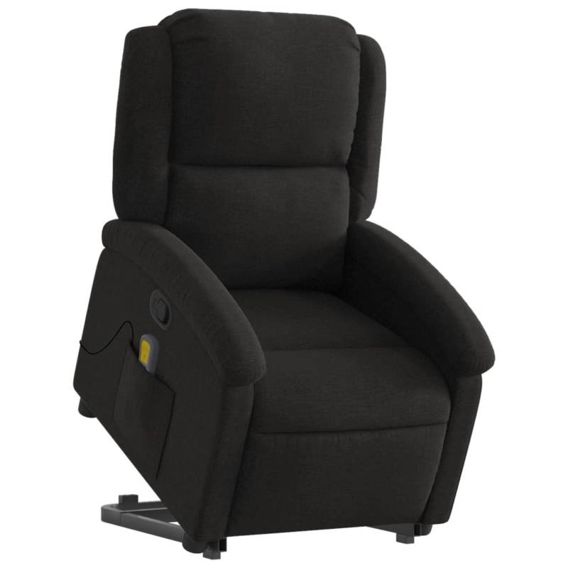 vidaXL Massagesessel mit Aufstehhilfe Schwarz Stoff Modell 7 von VIDAXL