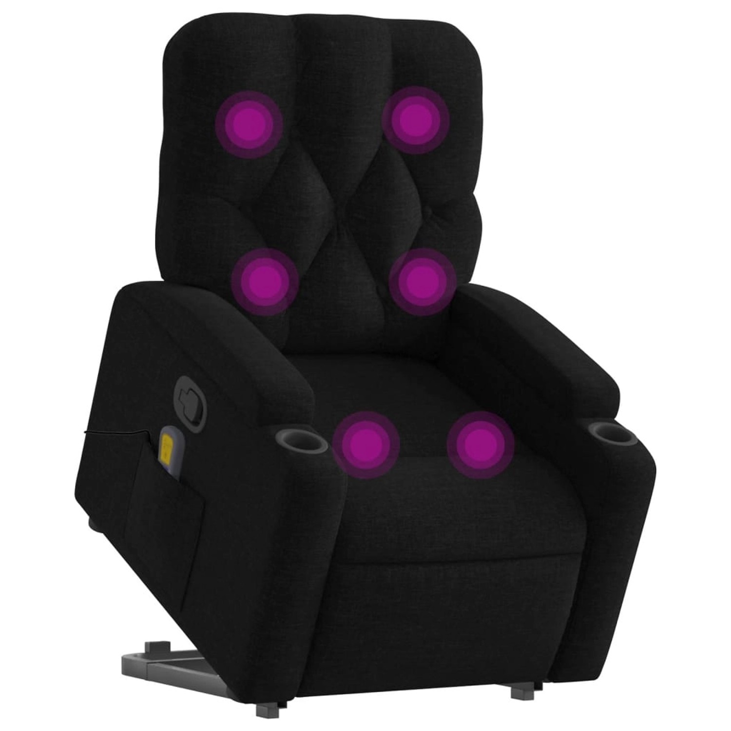 vidaXL Massagesessel mit Aufstehhilfe Schwarz Stoff Modell 8 vidaXL Massagesessel mit Aufstehhilfe Schwarz Stoff Modell 8 von VIDAXL