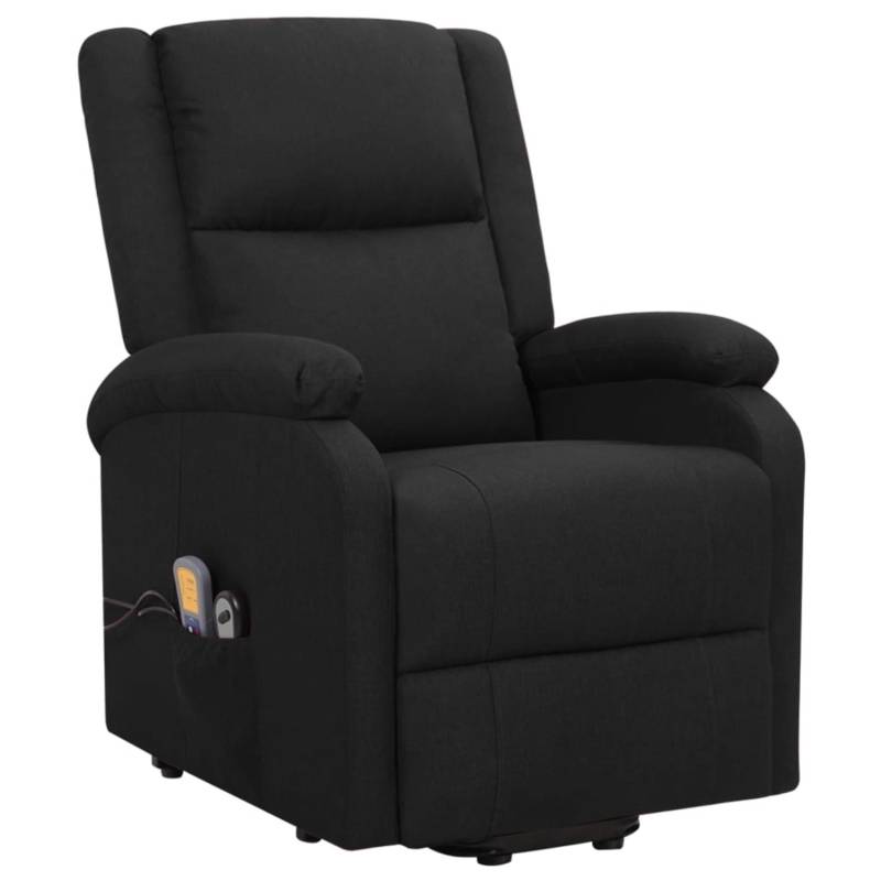 vidaXL Massagesessel mit Aufstehhilfe Schwarz Stoff Modell 9 von VIDAXL