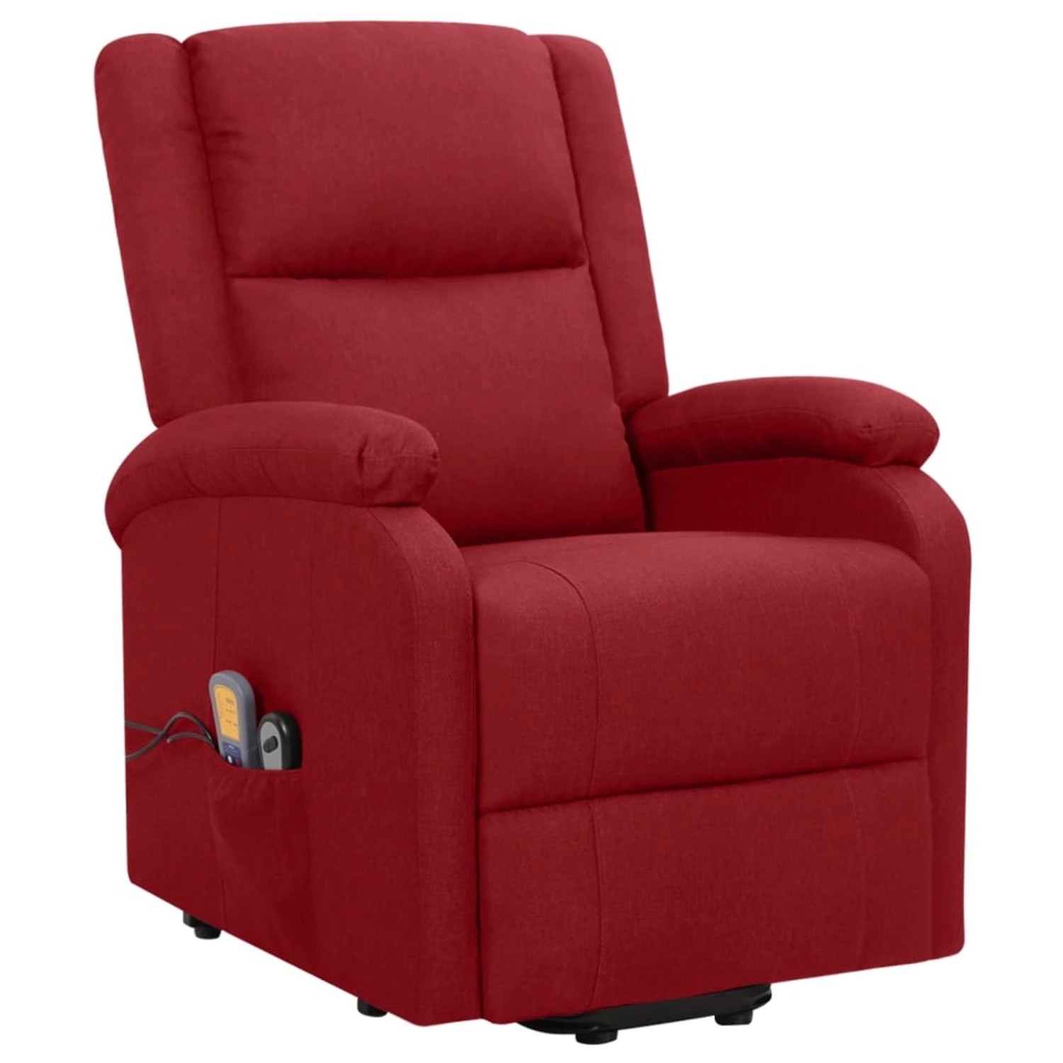 vidaXL Massagesessel mit Aufstehhilfe Weinrot Stoff Modell 20 von VIDAXL