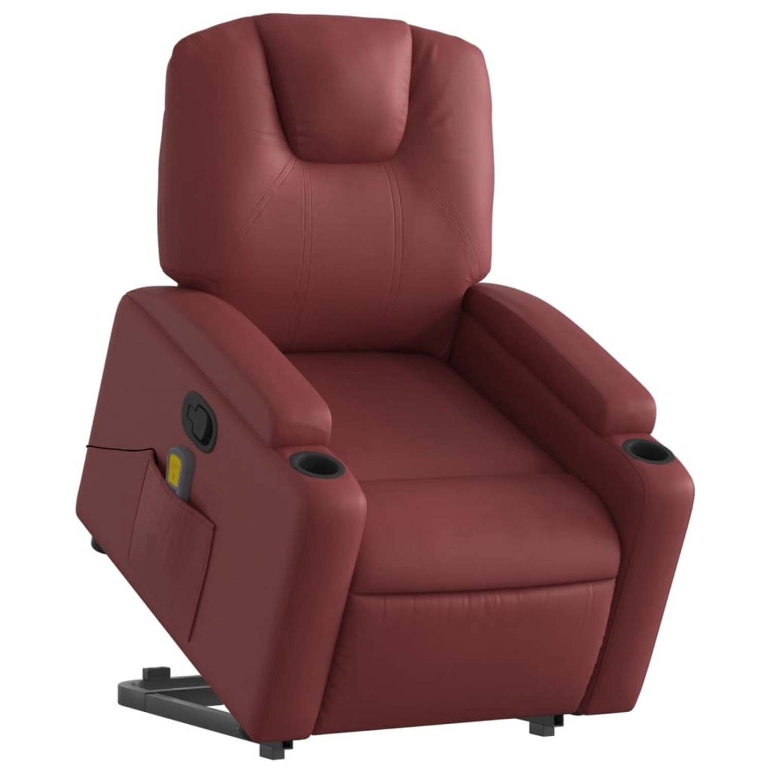 vidaXL Massagesessel mit Aufstehhilfe Weißrot Kunstleder Modell 4 vidaXL Massagesessel mit Aufstehhilfe Weißrot Kunstleder Modell 4 von VIDAXL