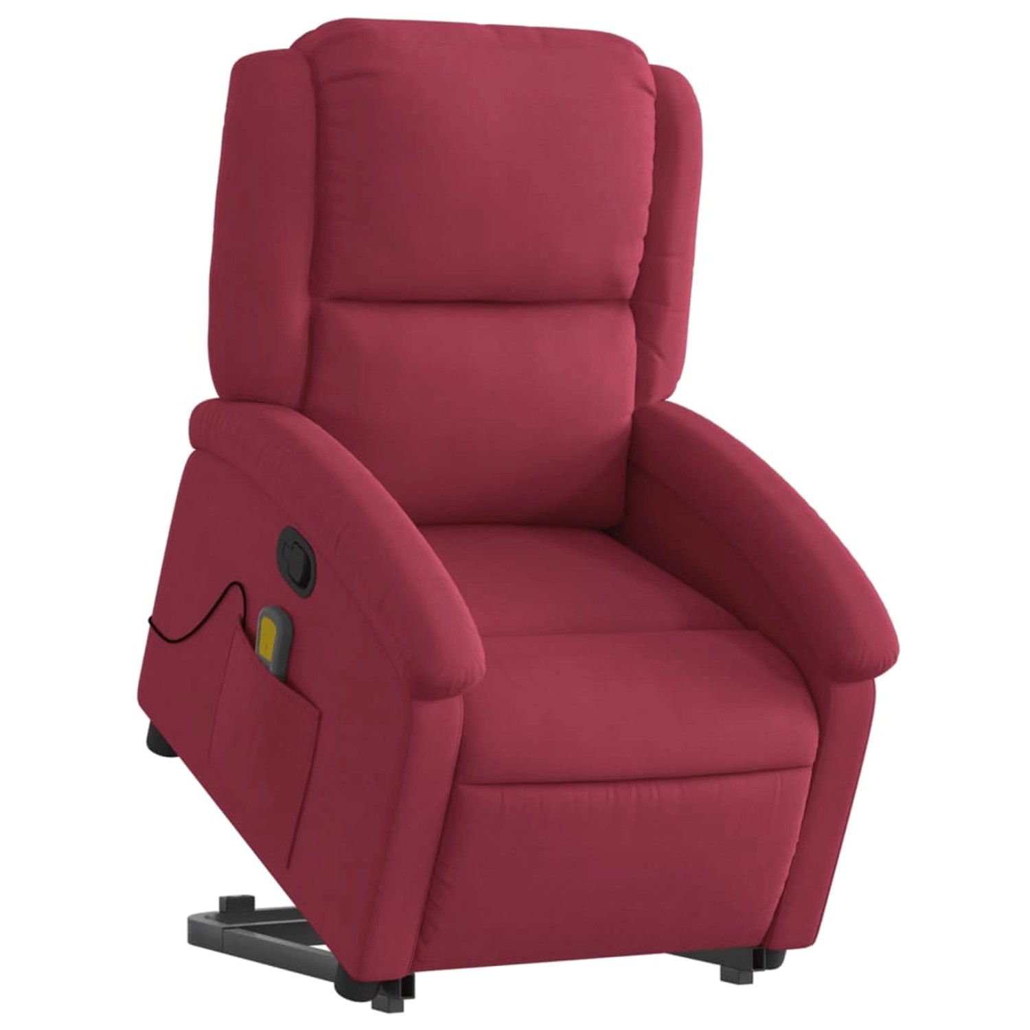 vidaXL Massagesessel mit Aufstehhilfe Weißrot Samt vidaXL Massagesessel mit Aufstehhilfe Weißrot Samt von VIDAXL
