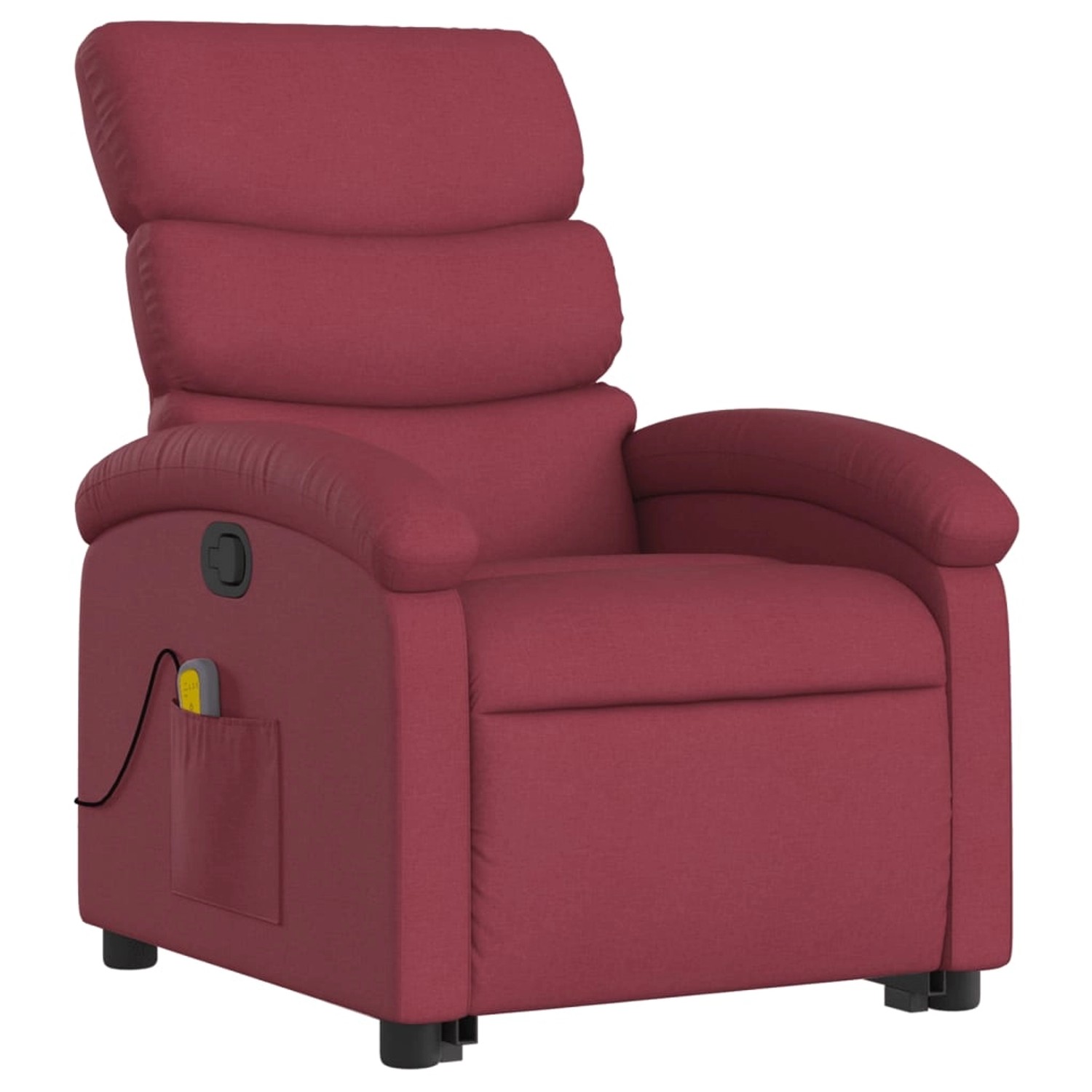 vidaXL Massagesessel mit Aufstehhilfe Weißrot Stoff Modell 8 von VIDAXL