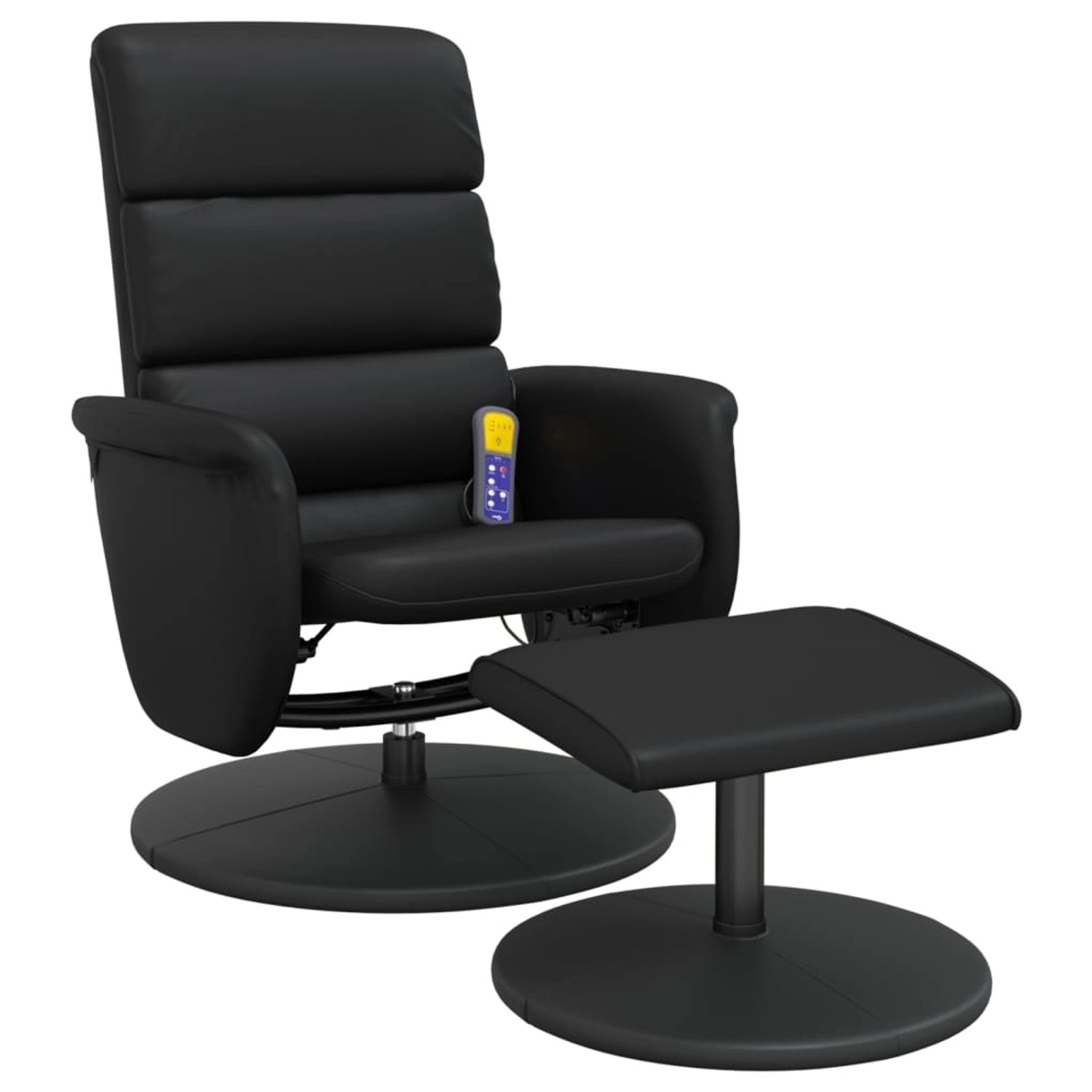 vidaXL Massagesessel mit Fußhocker Schwarz Kunstleder Modell 6 vidaXL Massagesessel mit Fußhocker Schwarz Kunstleder Modell 6 von VIDAXL
