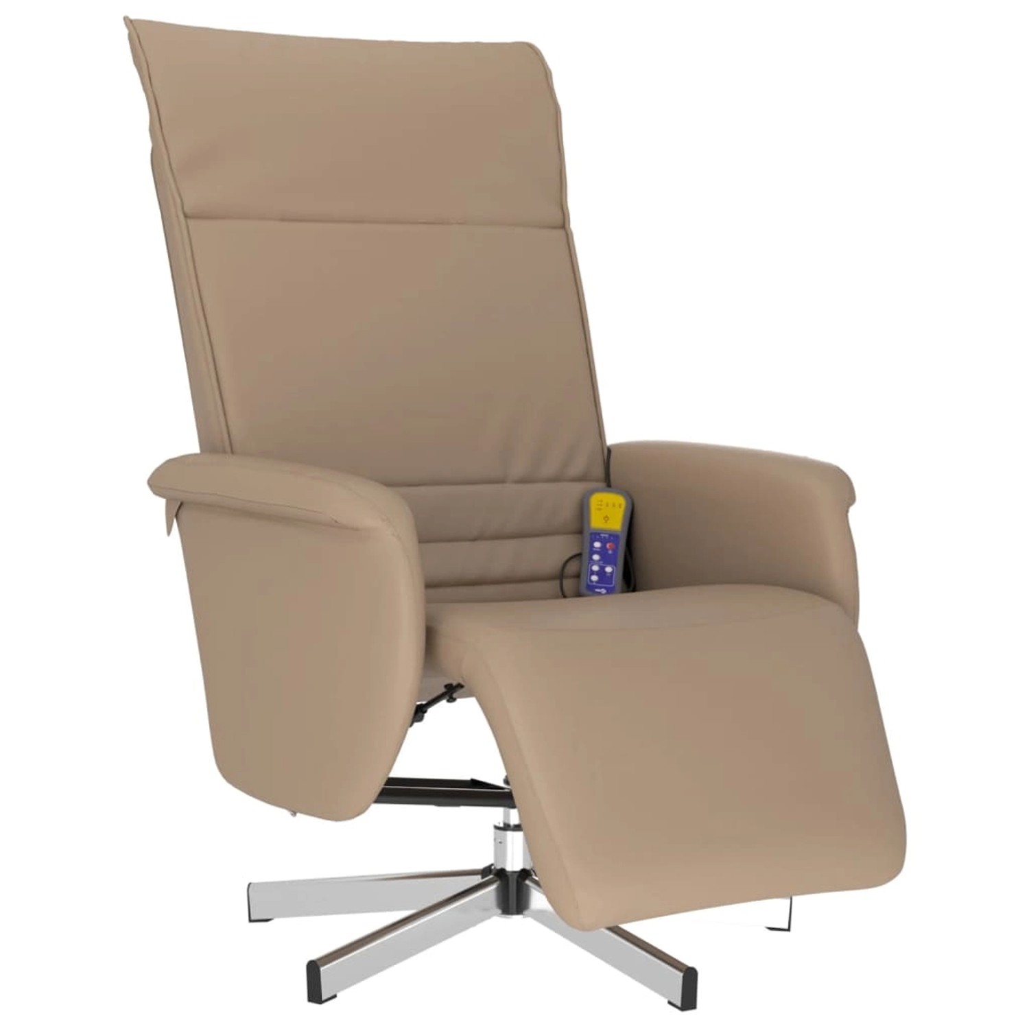 vidaXL Massagesessel mit Fußteil Cappuccino-Braun Kunstleder Modell 2 vidaXL Massagesessel mit Fußteil Cappuccino-Braun Kunstleder Modell 2 von VIDAXL