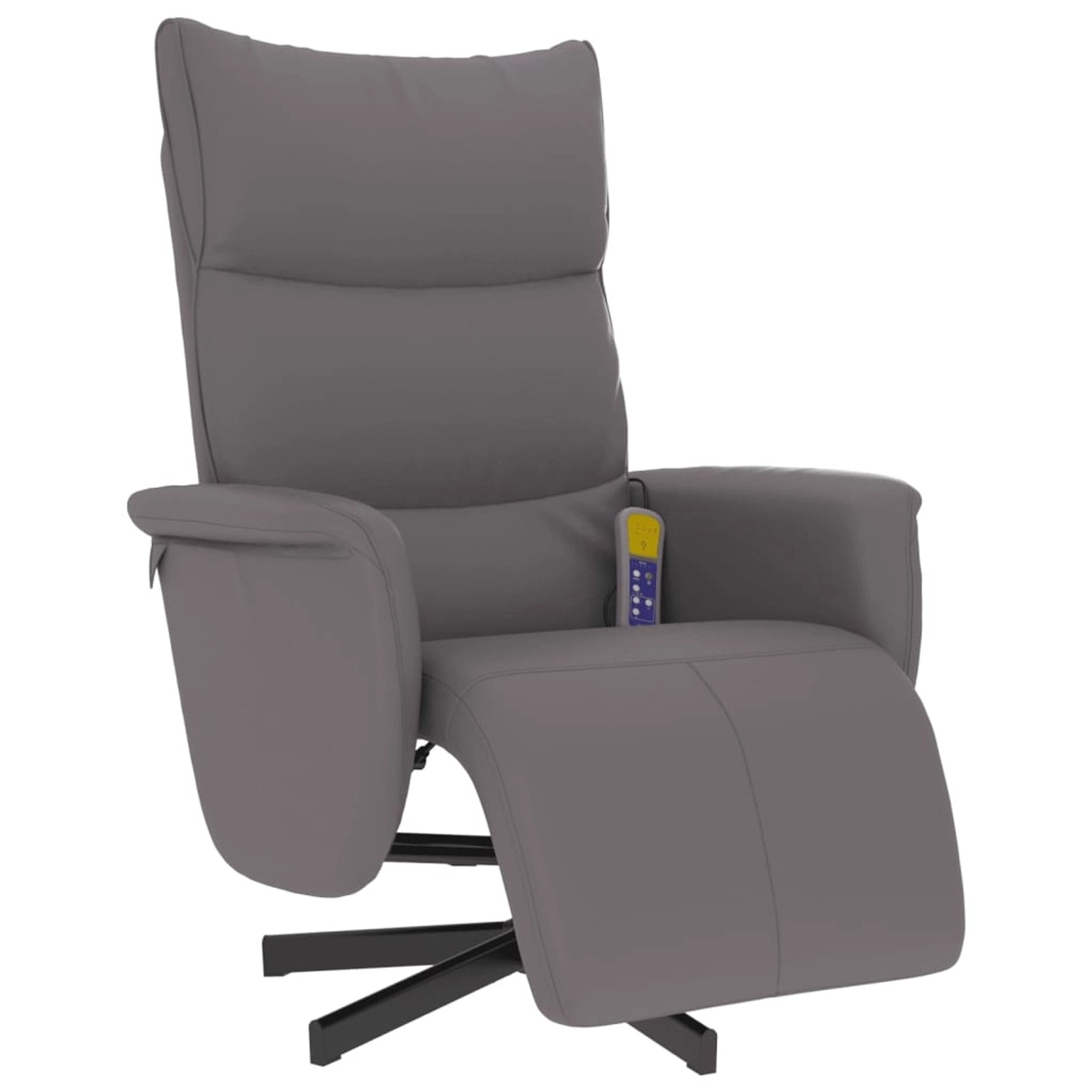 vidaXL Massagesessel mit Fußteil Grau Kunstleder Modell 4 vidaXL Massagesessel mit Fußteil Grau Kunstleder Modell 4 von VIDAXL