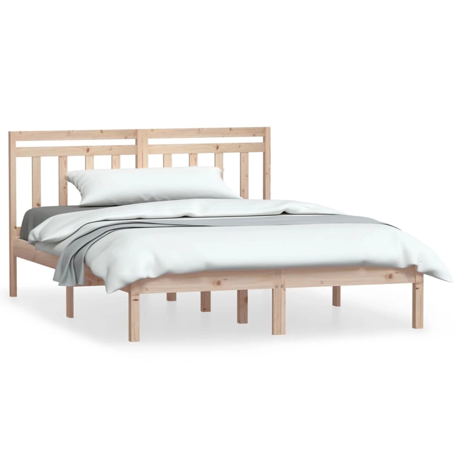vidaXL Massivholzbett 120x190 cm 4FT Small Double1039225 vidaXL Massivholzbett 120x190 cm 4FT Small Double1039225 von VIDAXL