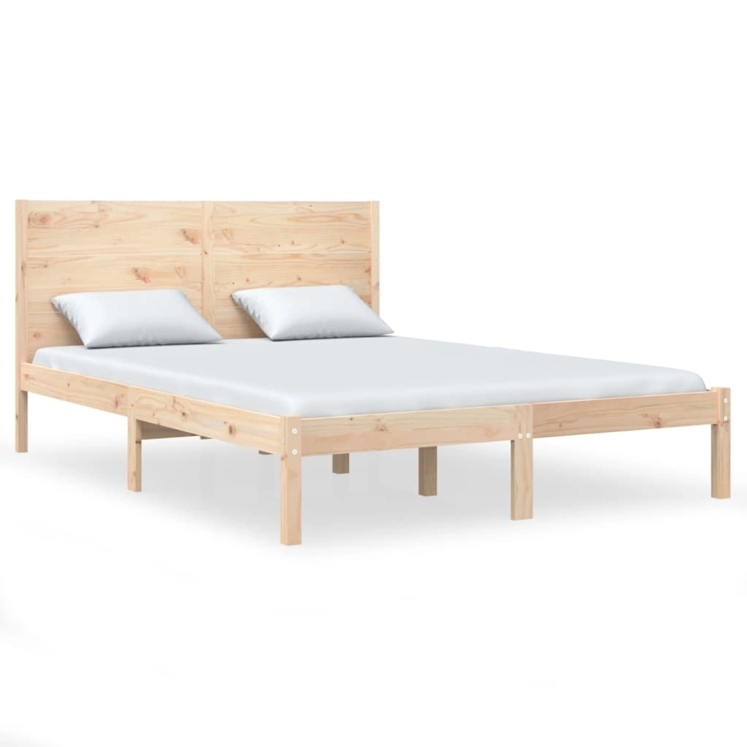 vidaXL Massivholzbett 120x190 cm 4FT Small Double1156641 von VIDAXL