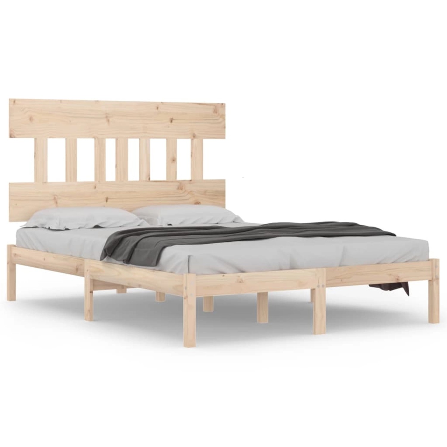 vidaXL Massivholzbett 140x190 cm1157019 vidaXL Massivholzbett 140x190 cm1157019 von VIDAXL