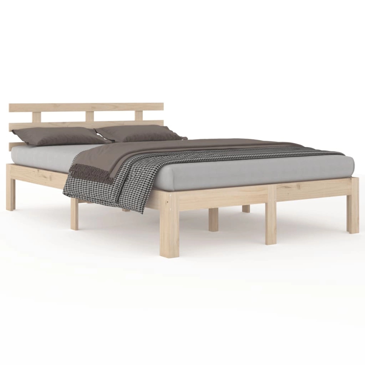 vidaXL Massivholzbett 150x200 cm 5FT King Size1273447 vidaXL Massivholzbett 150x200 cm 5FT King Size1273447 von VIDAXL