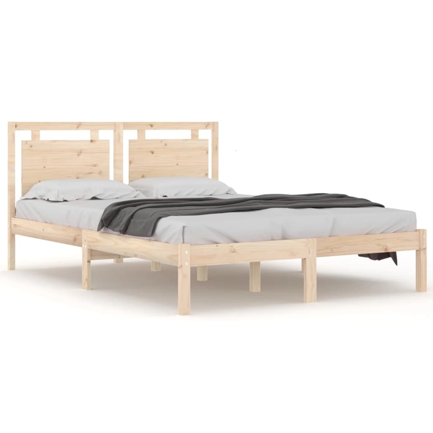vidaXL Massivholzbett 180x200 cm 6FT Super King1119837 von VIDAXL