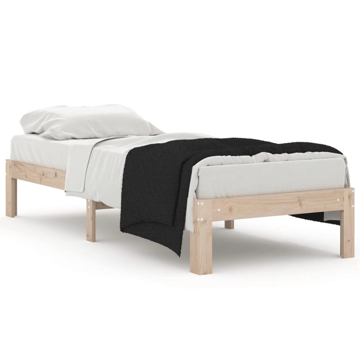 vidaXL Massivholzbett 75x190 cm 2FT6 Small Single1135412 vidaXL Massivholzbett 75x190 cm 2FT6 Small Single1135412 von VIDAXL