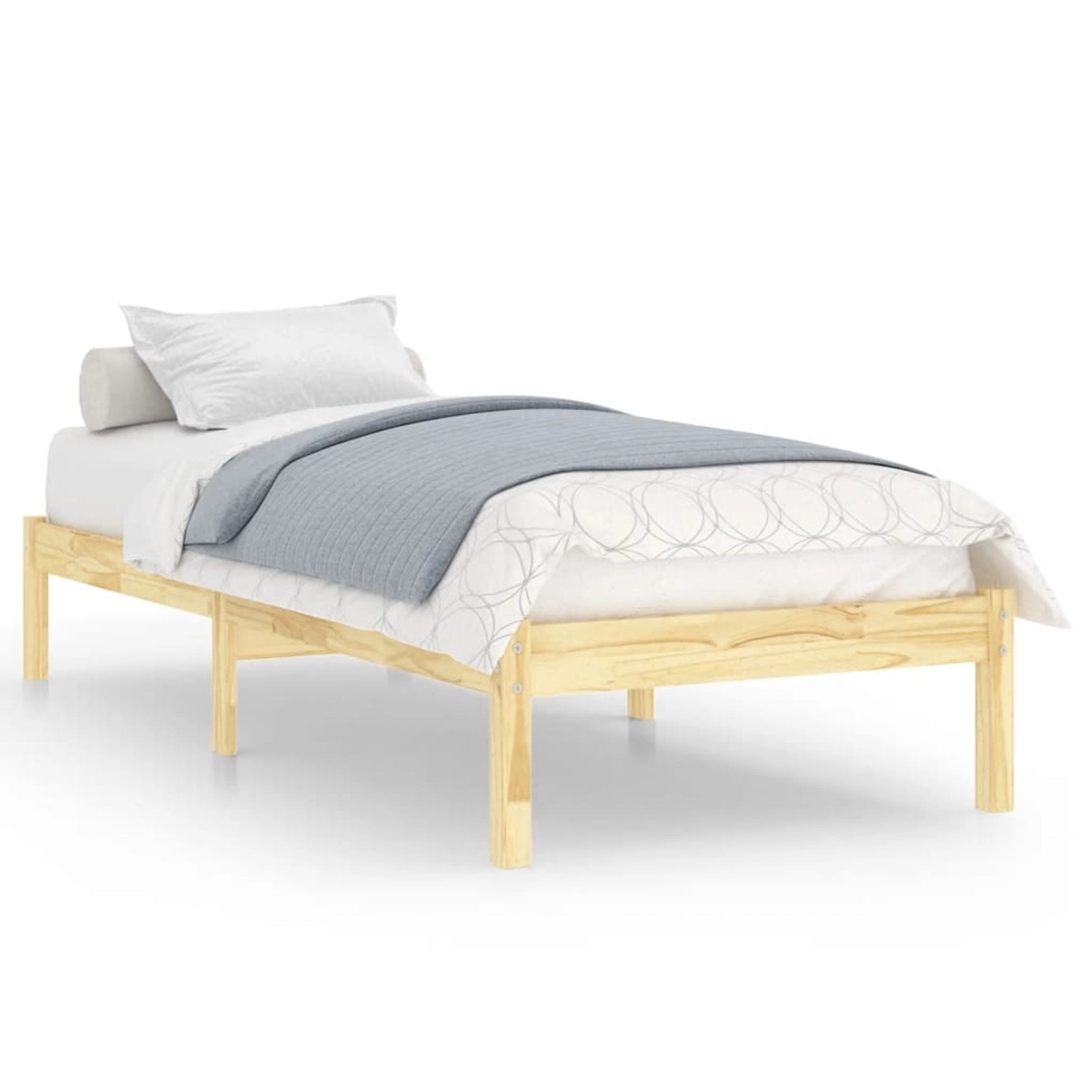 vidaXL Massivholzbett 90x190 cm 3FT Single1134883 vidaXL Massivholzbett 90x190 cm 3FT Single1134883 von VIDAXL