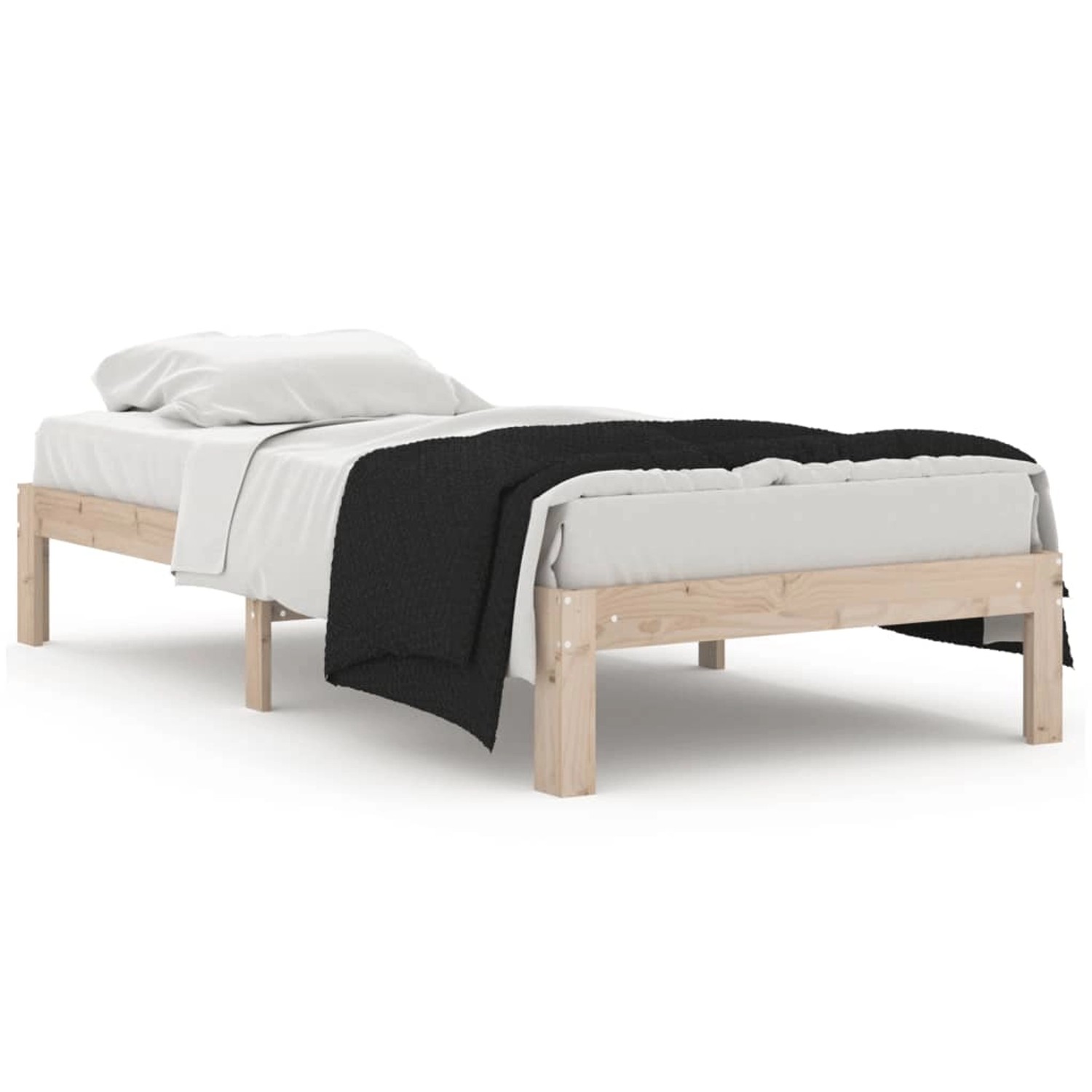vidaXL Massivholzbett 90x190 cm 3FT Single1135417 vidaXL Massivholzbett 90x190 cm 3FT Single1135417 von VIDAXL